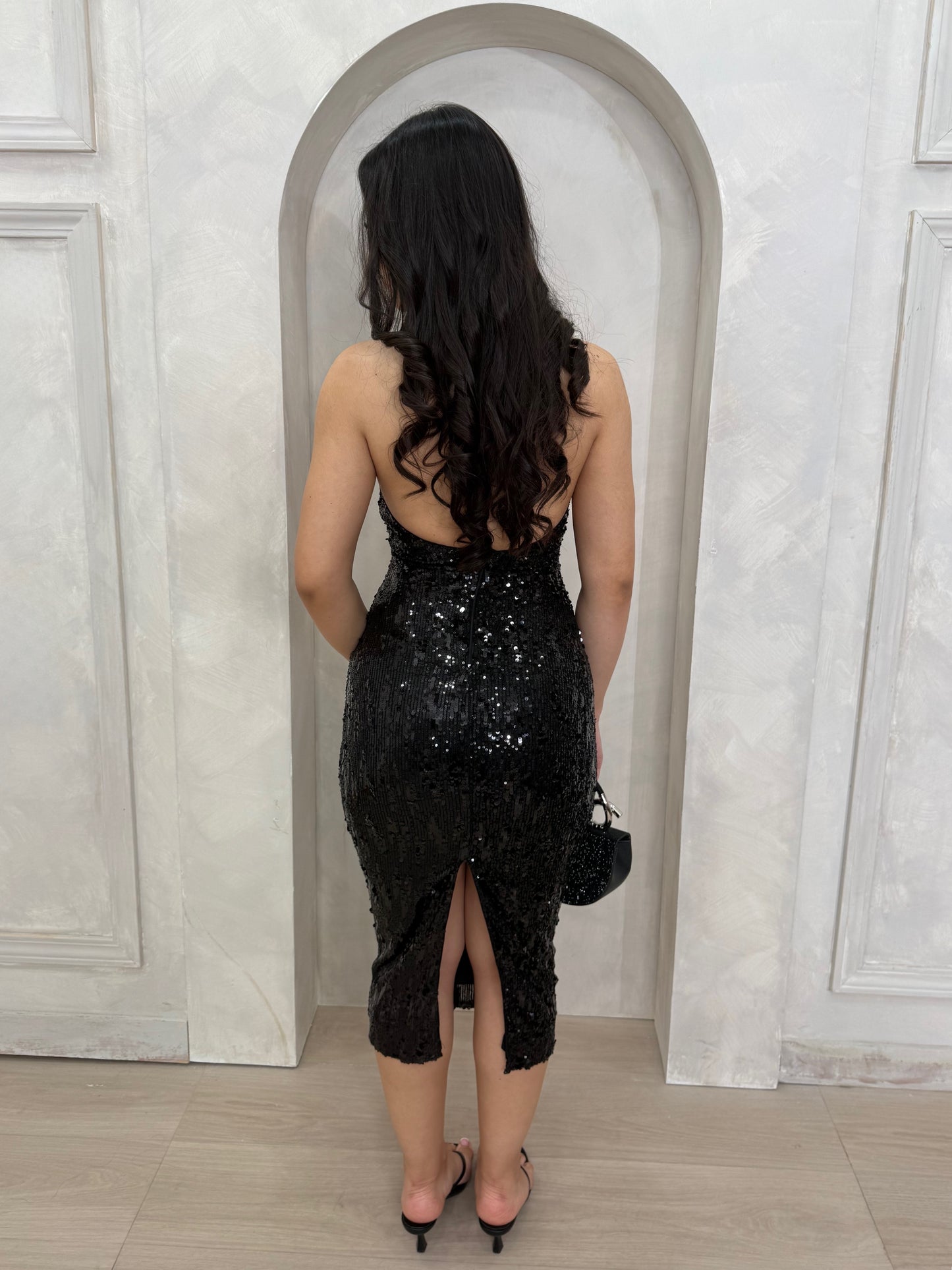 Maria Sequined Midi Dress