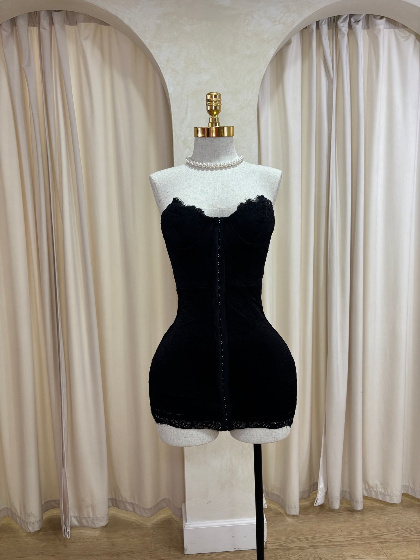 Lace corset dress