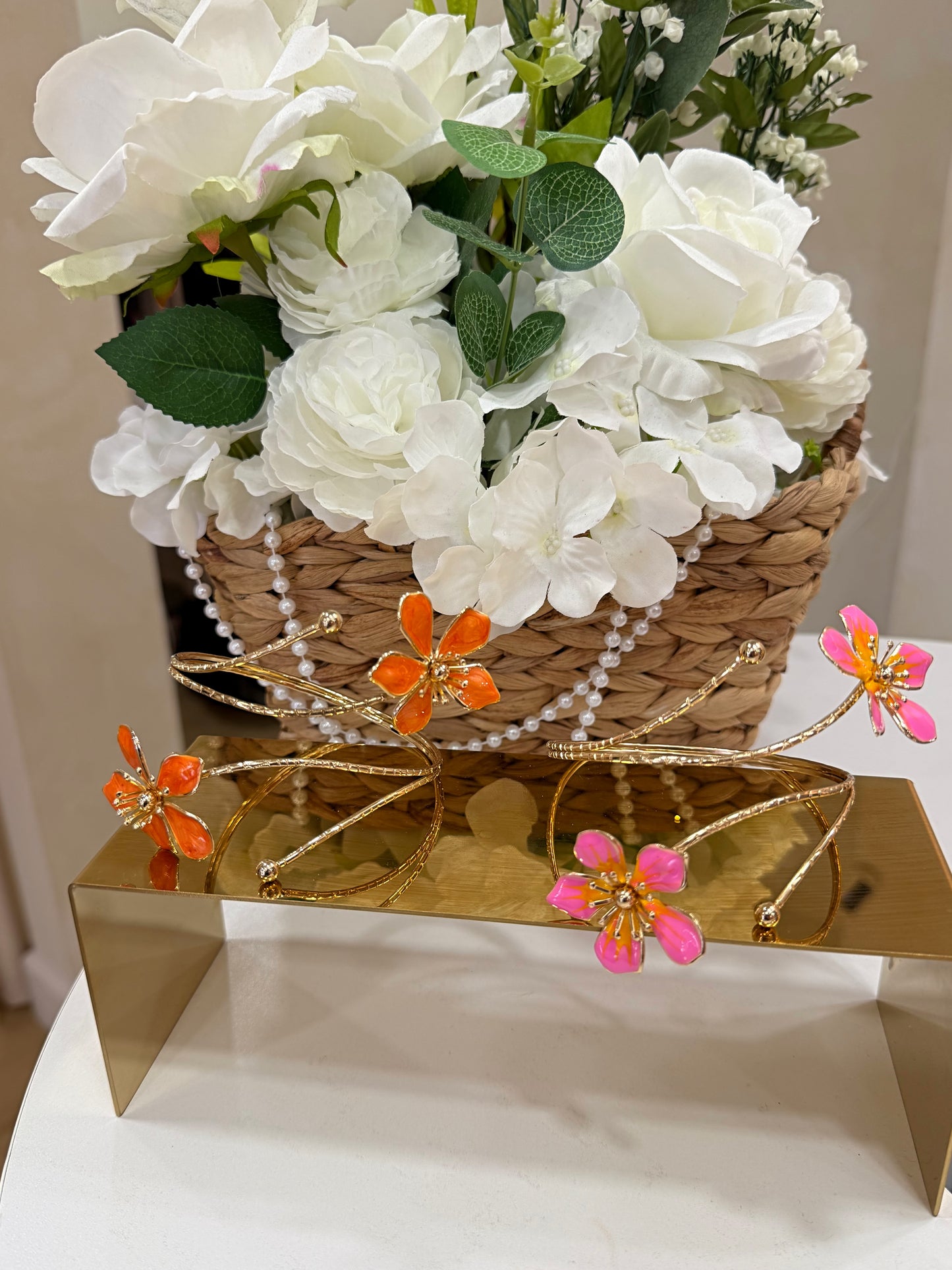 Flower cuffs