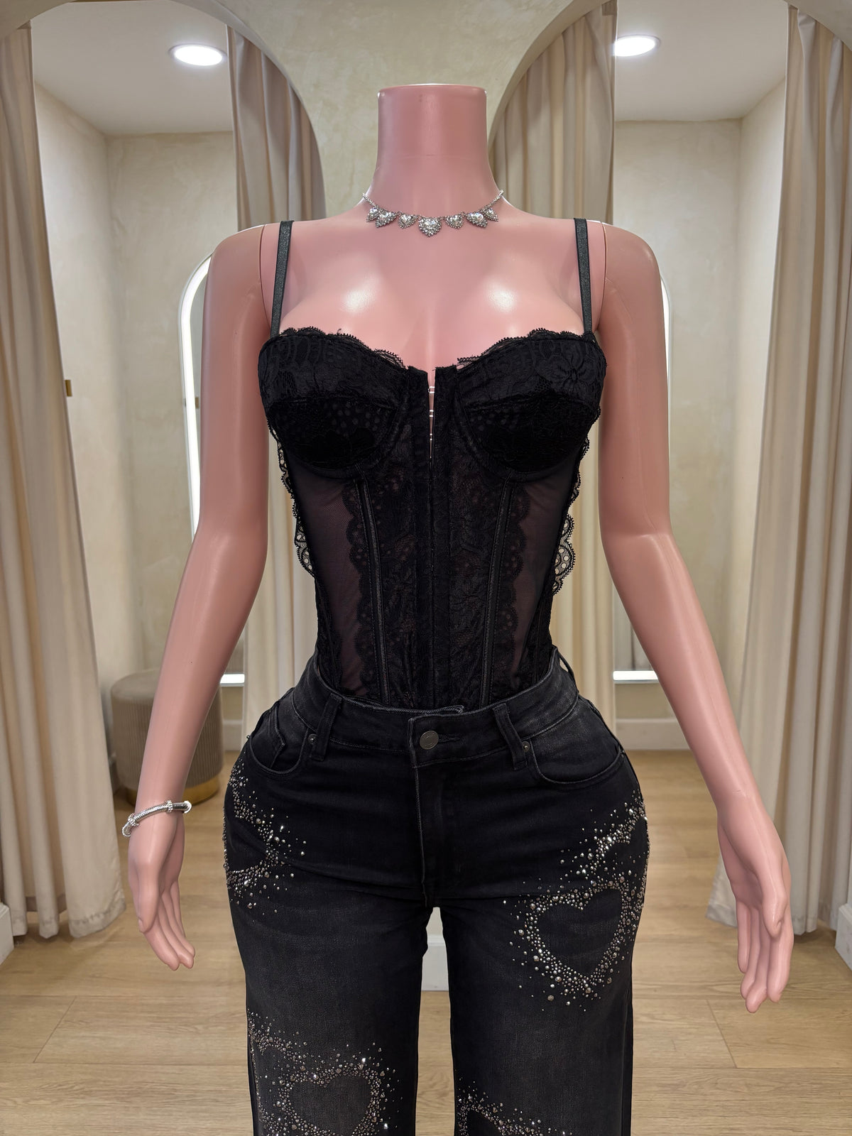 Diana Double Corset (Black)