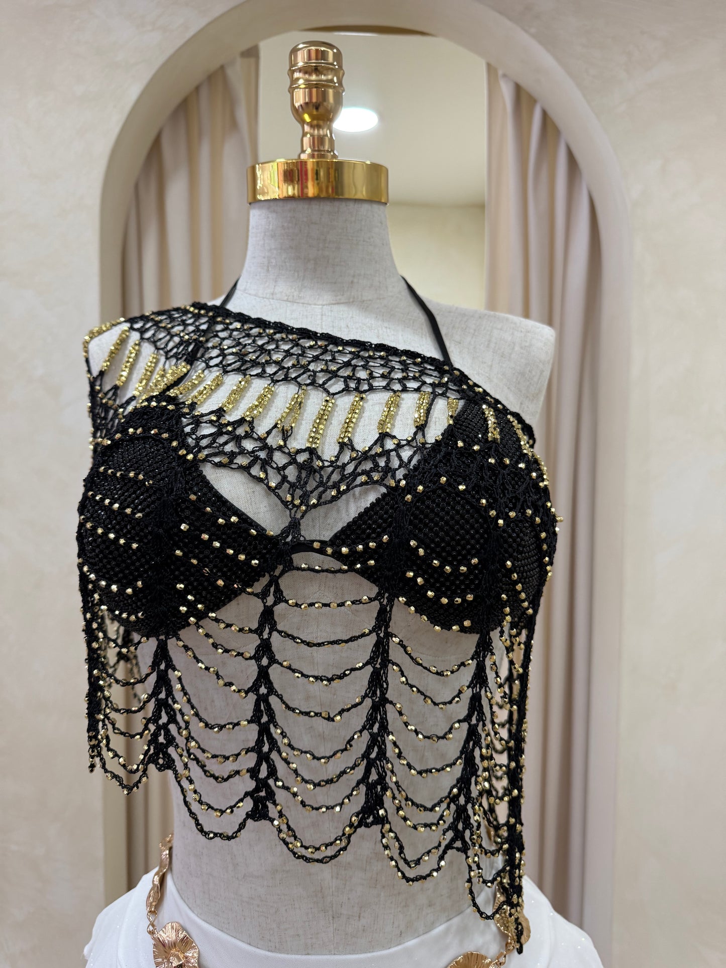 Black Bling throw over top