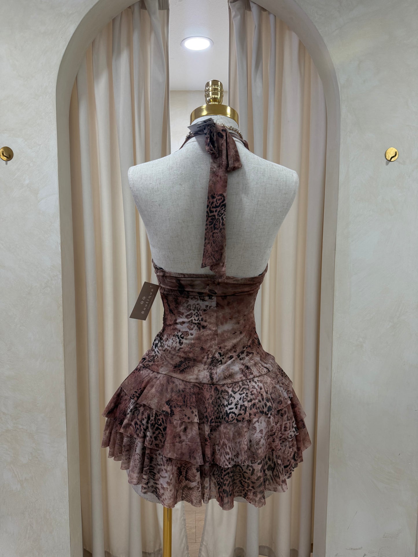 Serena cheetah dress