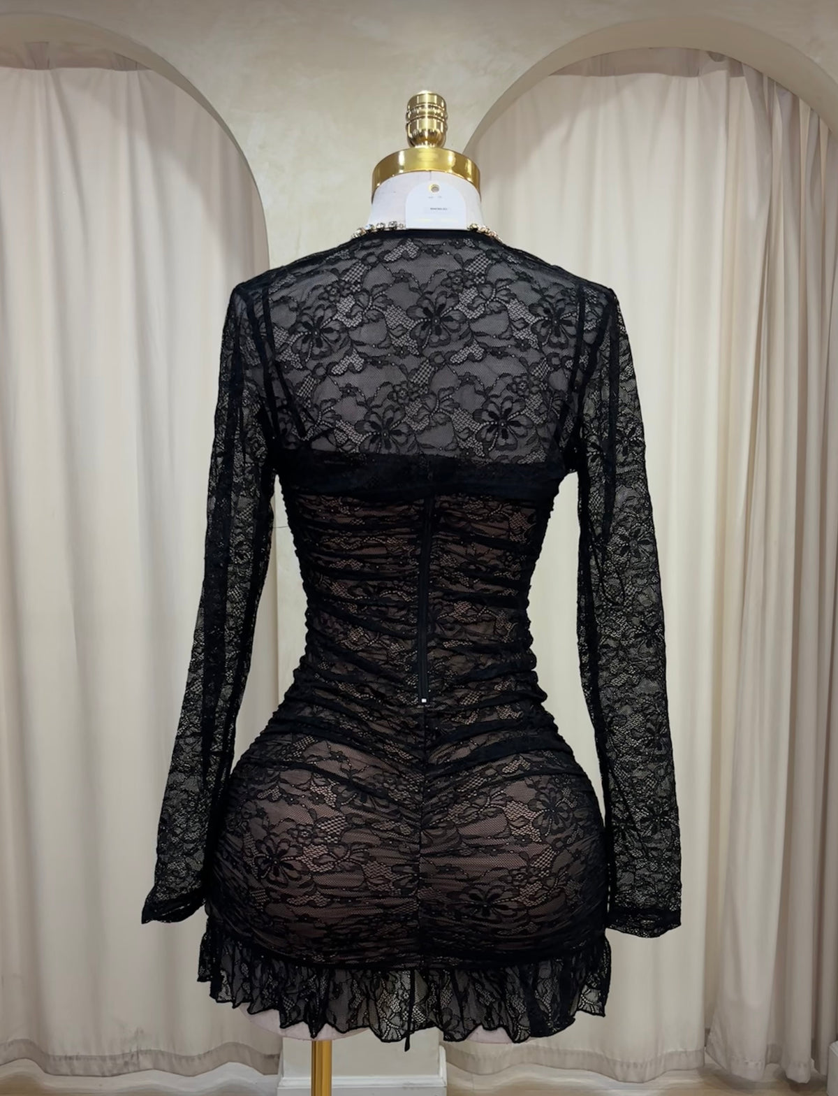 Anahi Bolero Lace Dress