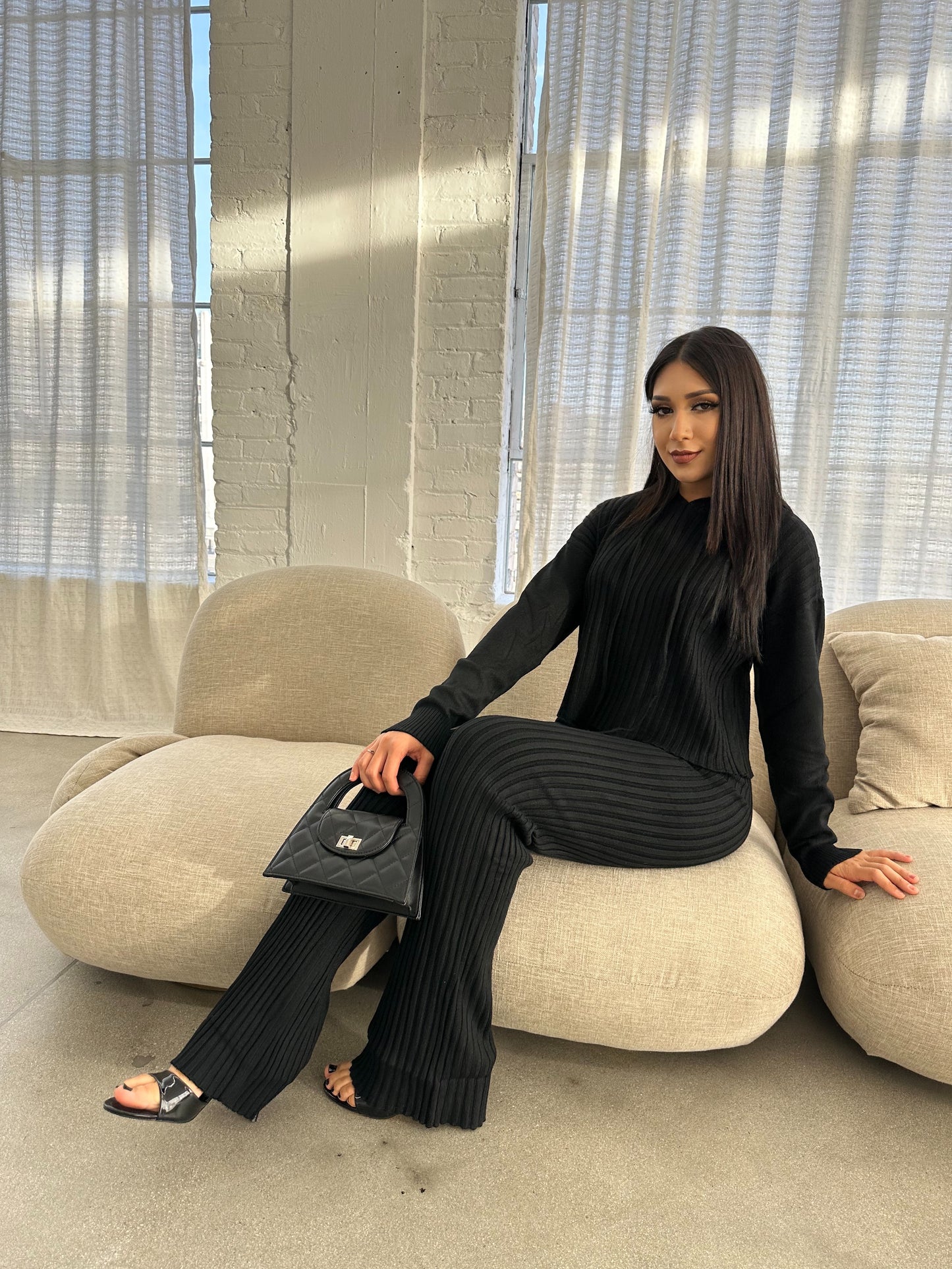 Hailey hood Set (black)