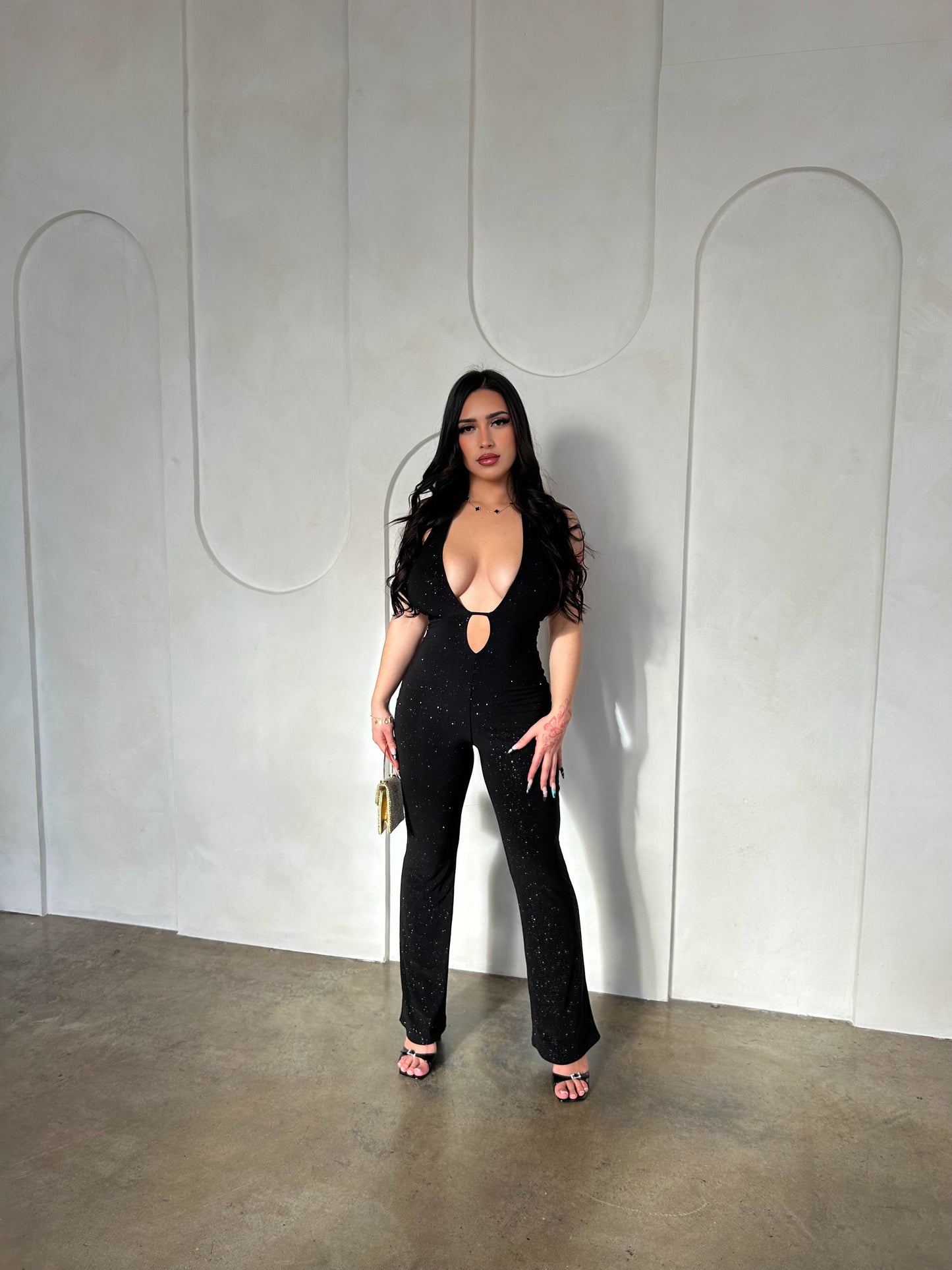 Bris glitz jumpsuit (black)