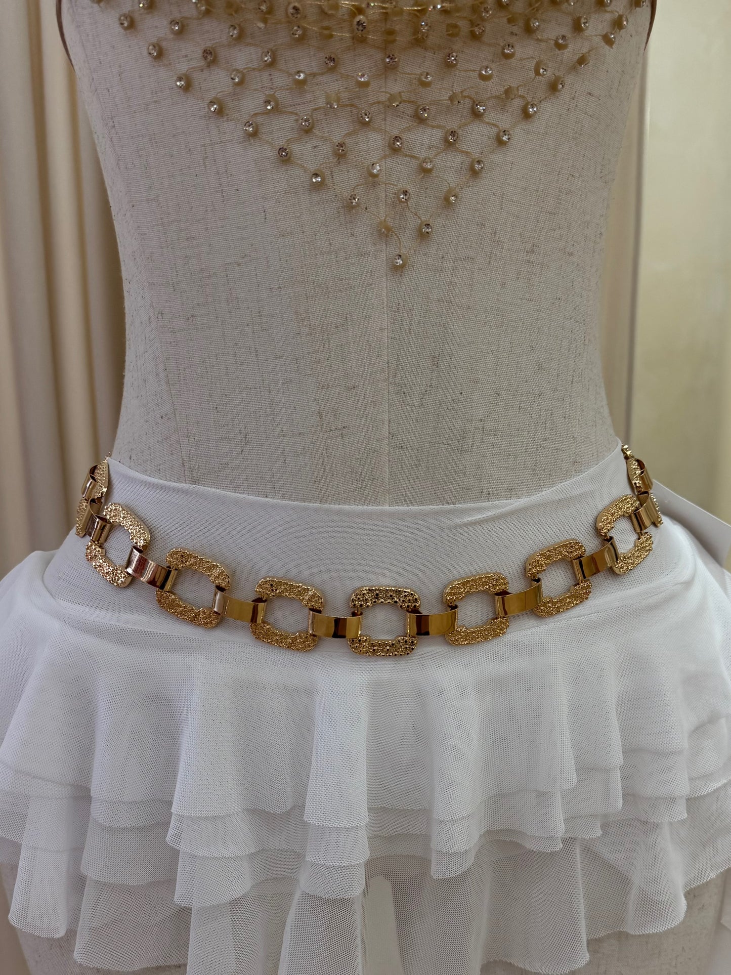 Gold Square Belt