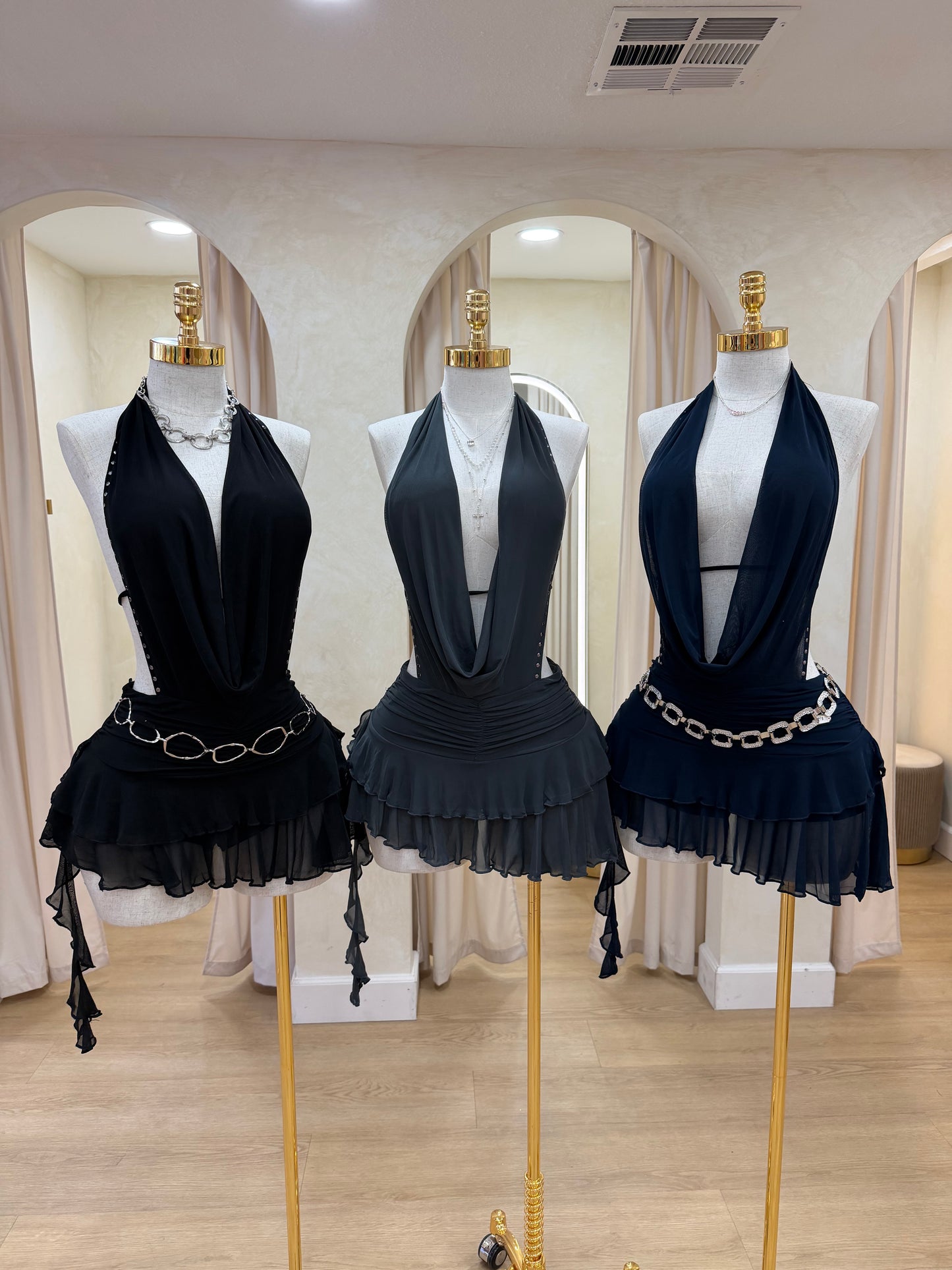 Tiffany Ruffle Romper Dress