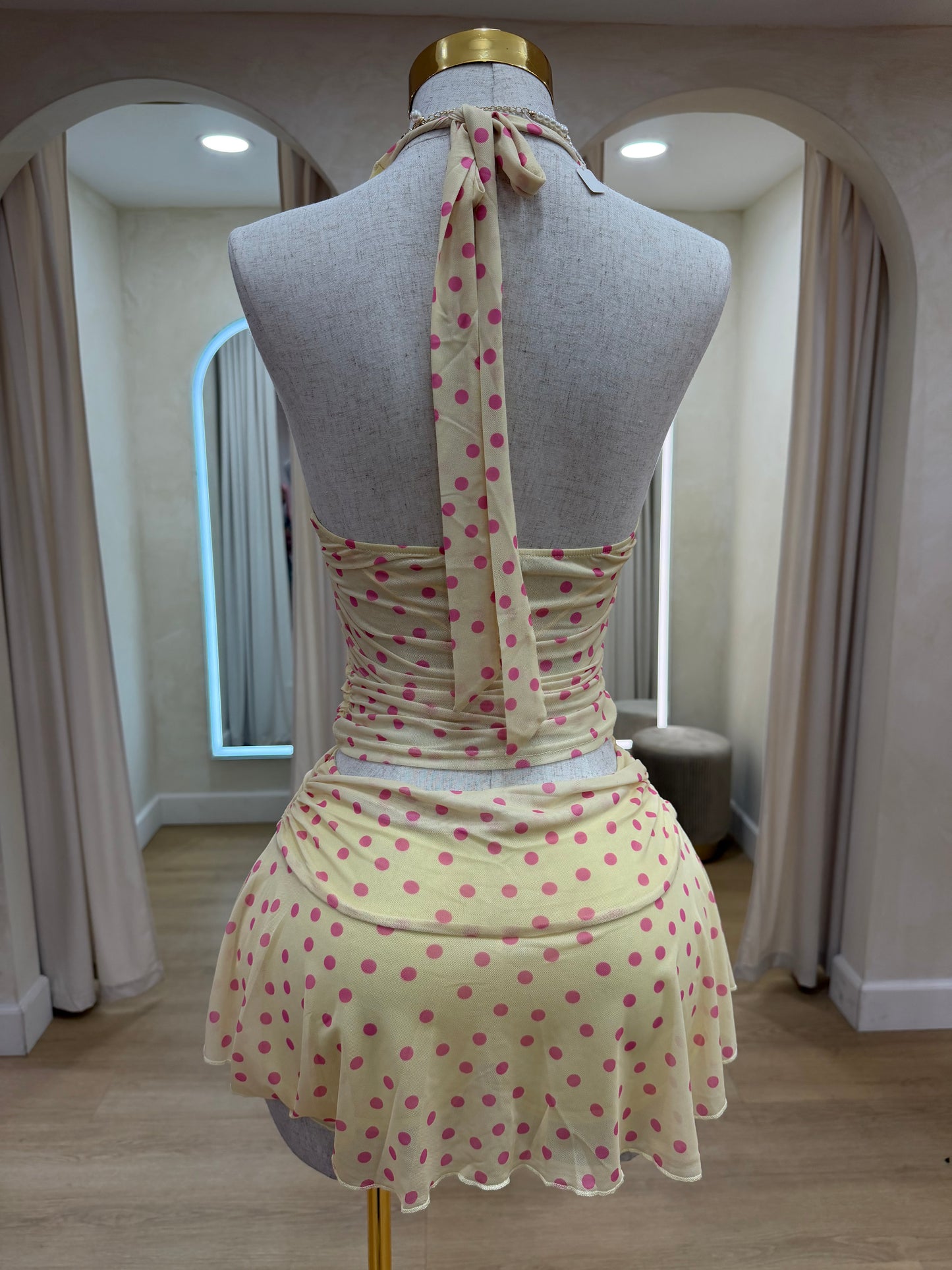 Lez Polka Dot Set (Built in Shorts)