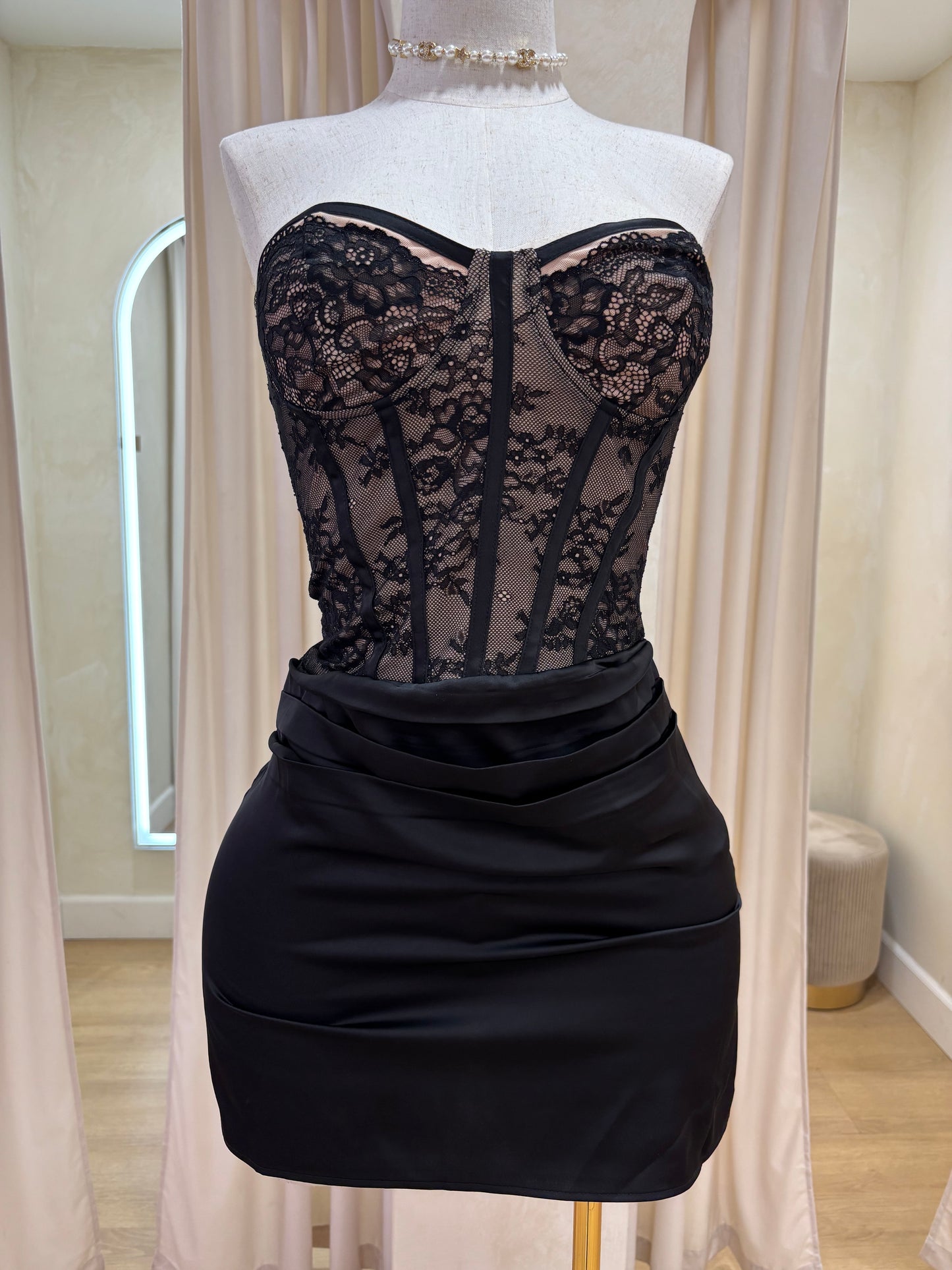 Baddie lace dress