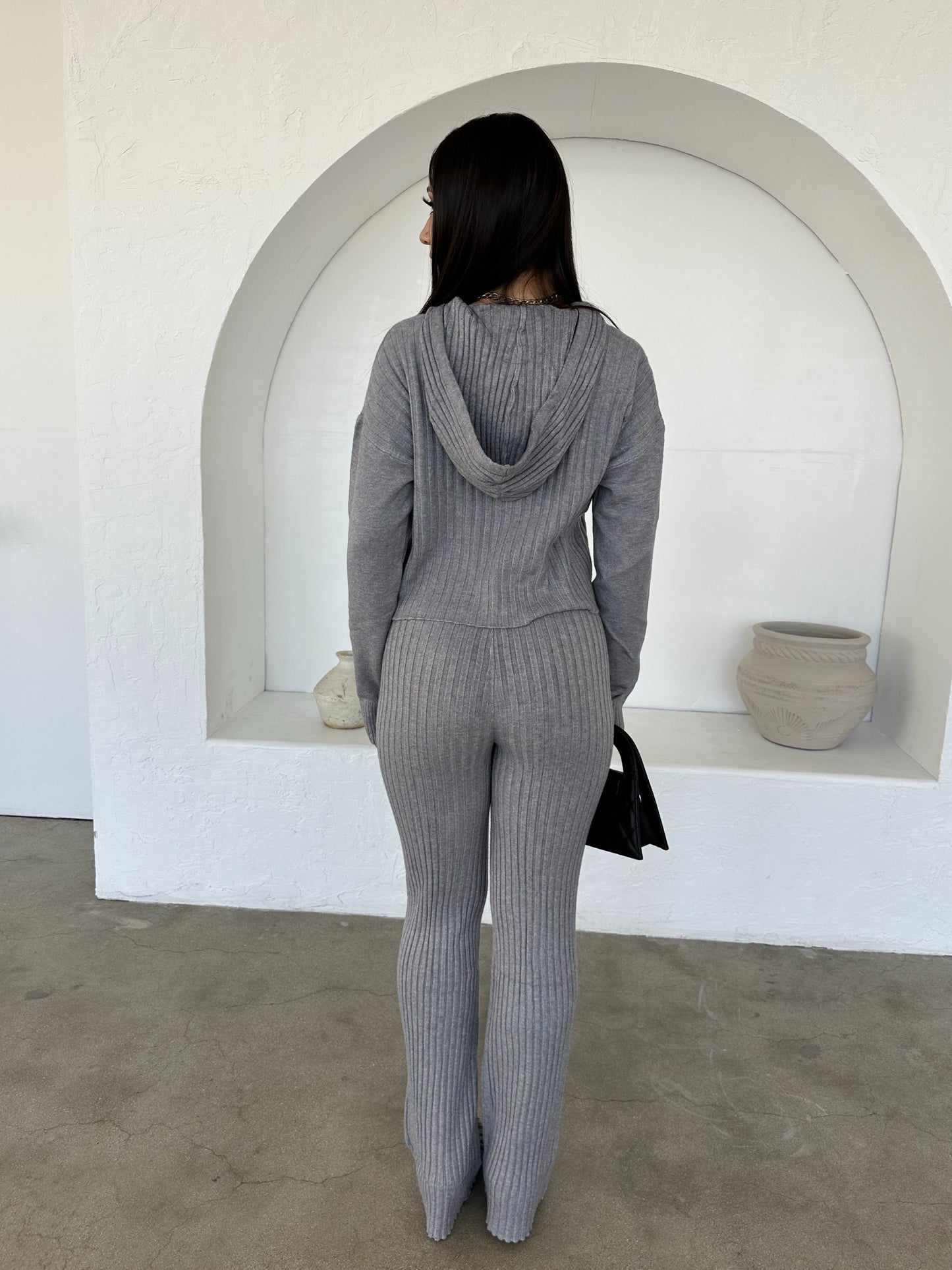 Hailey hood Set (Grey)