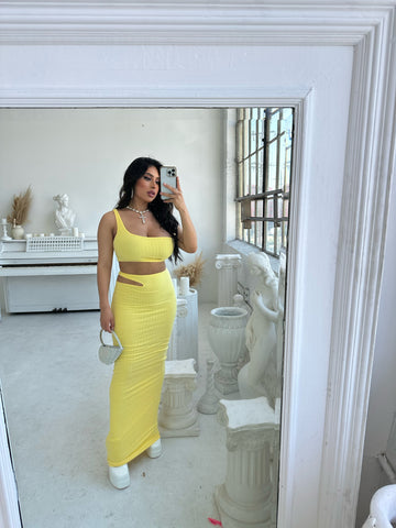 Mañana Será Bonito Double Layered Set (Yellow)