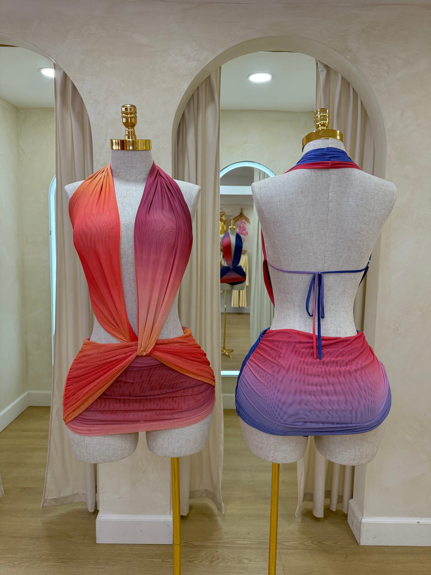 Coqueta Mini Dress (Built in Shorts)