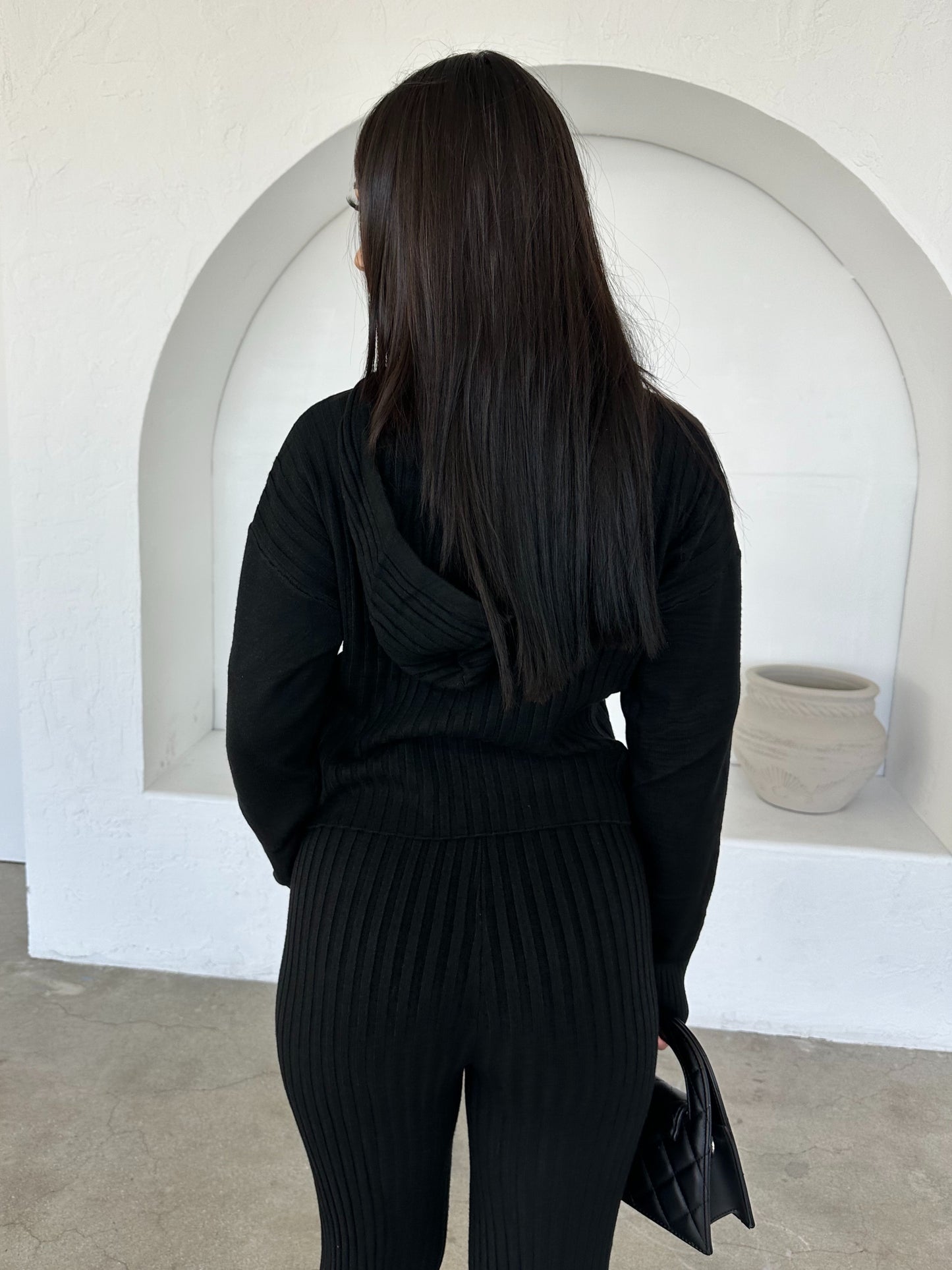 Hailey hood Set (black)