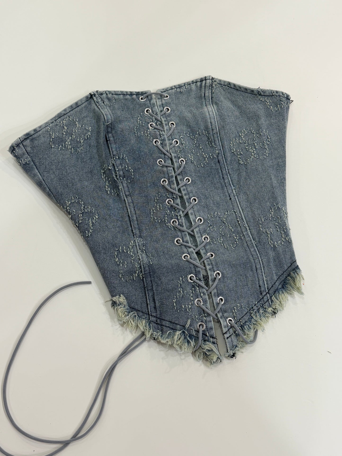 Denim Corset