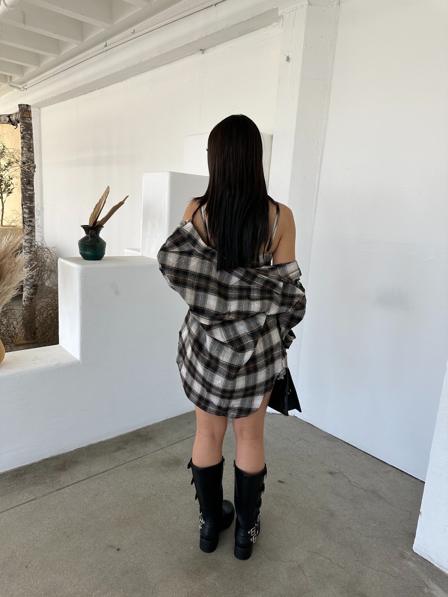 Farrah Flannel Set (green)