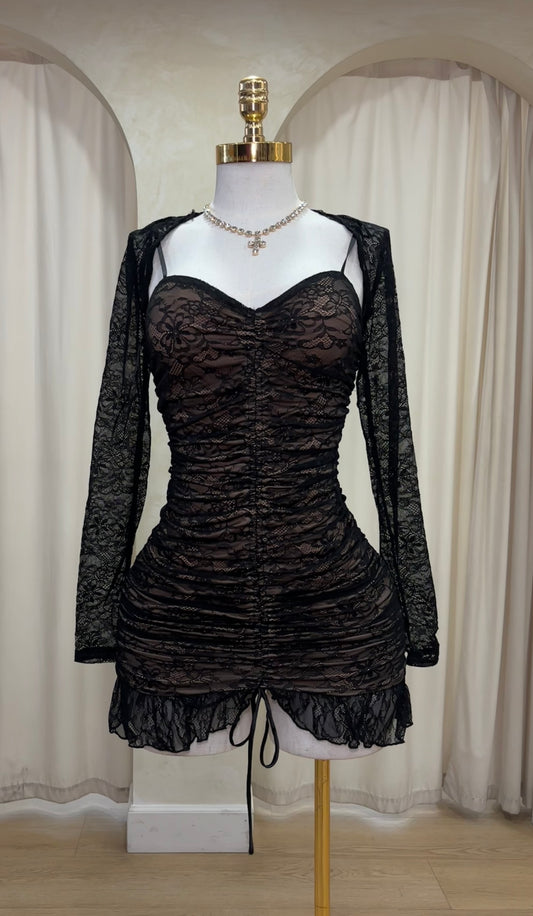 Anahi Bolero Lace Dress