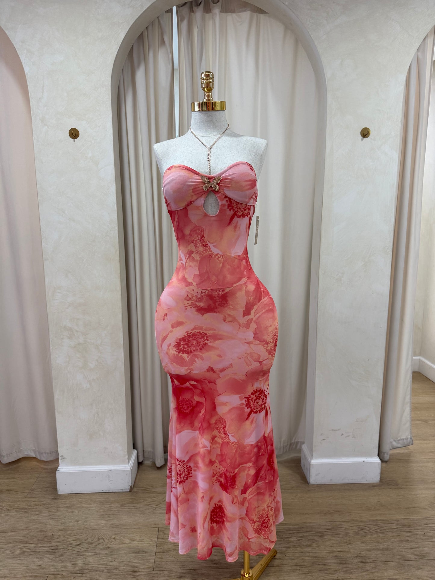 Butterfly tropi dress