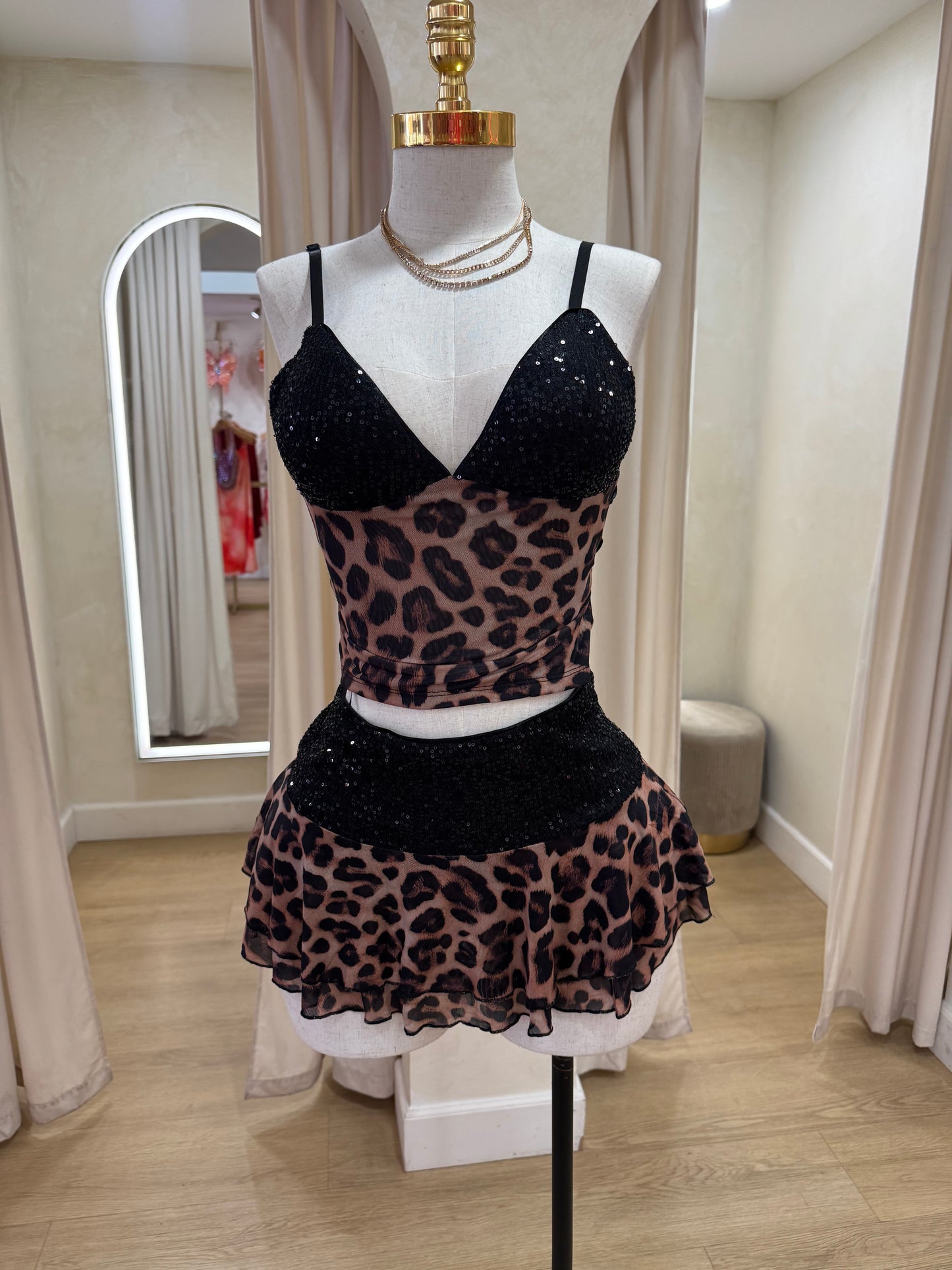 Sequin Cheetah Set