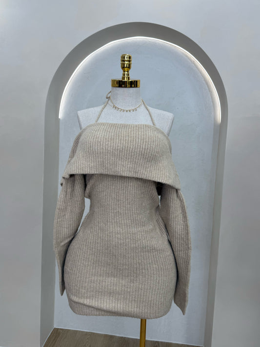 NIKKI OFF SHOULDER DRESS
