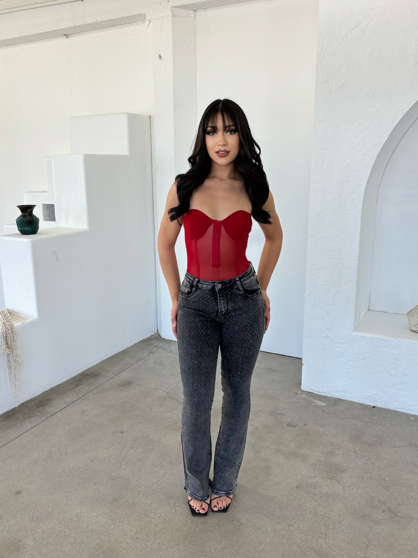 Cassie Bodysuit (red)