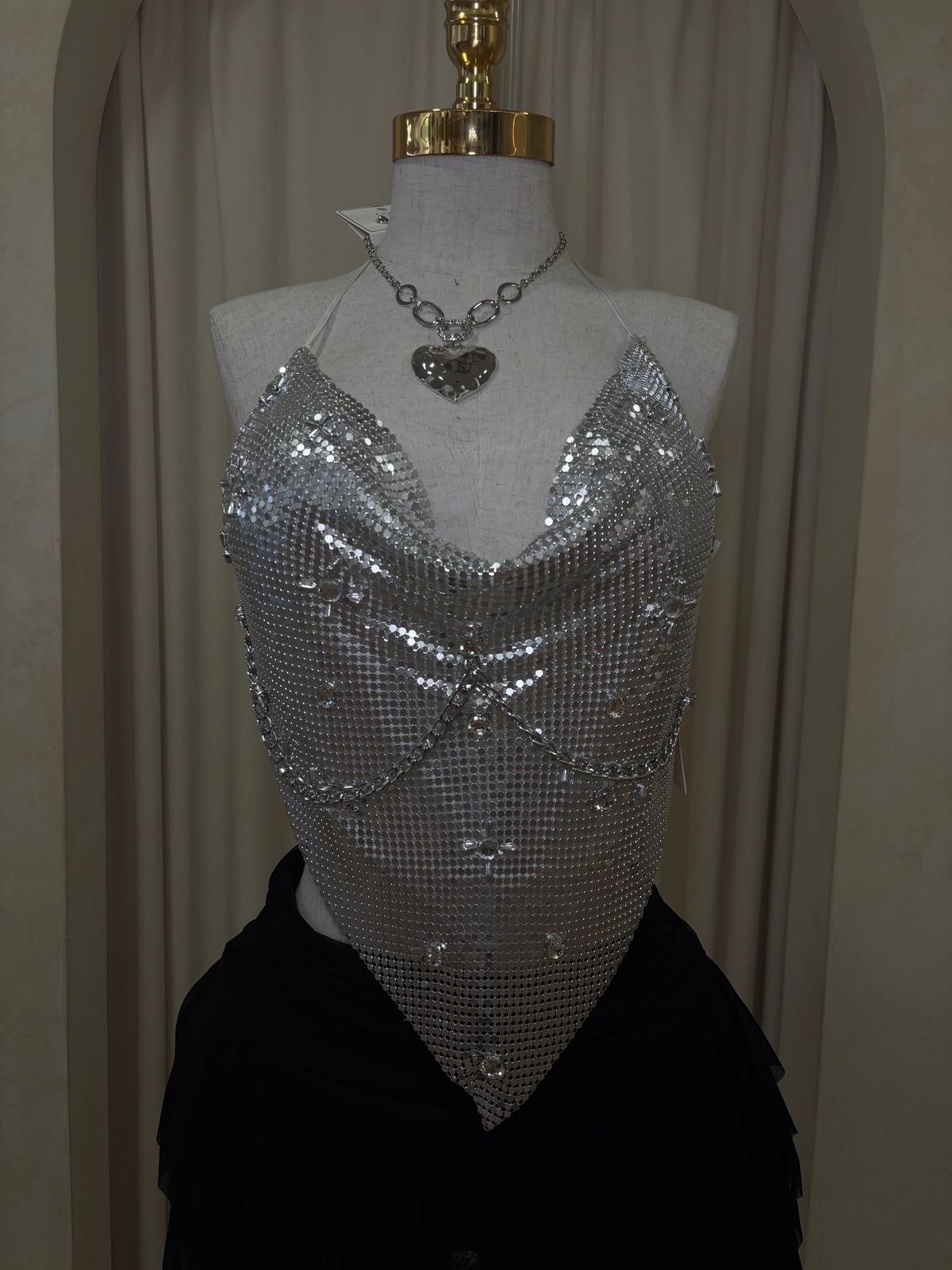 Gatubela Shine Top (silver)