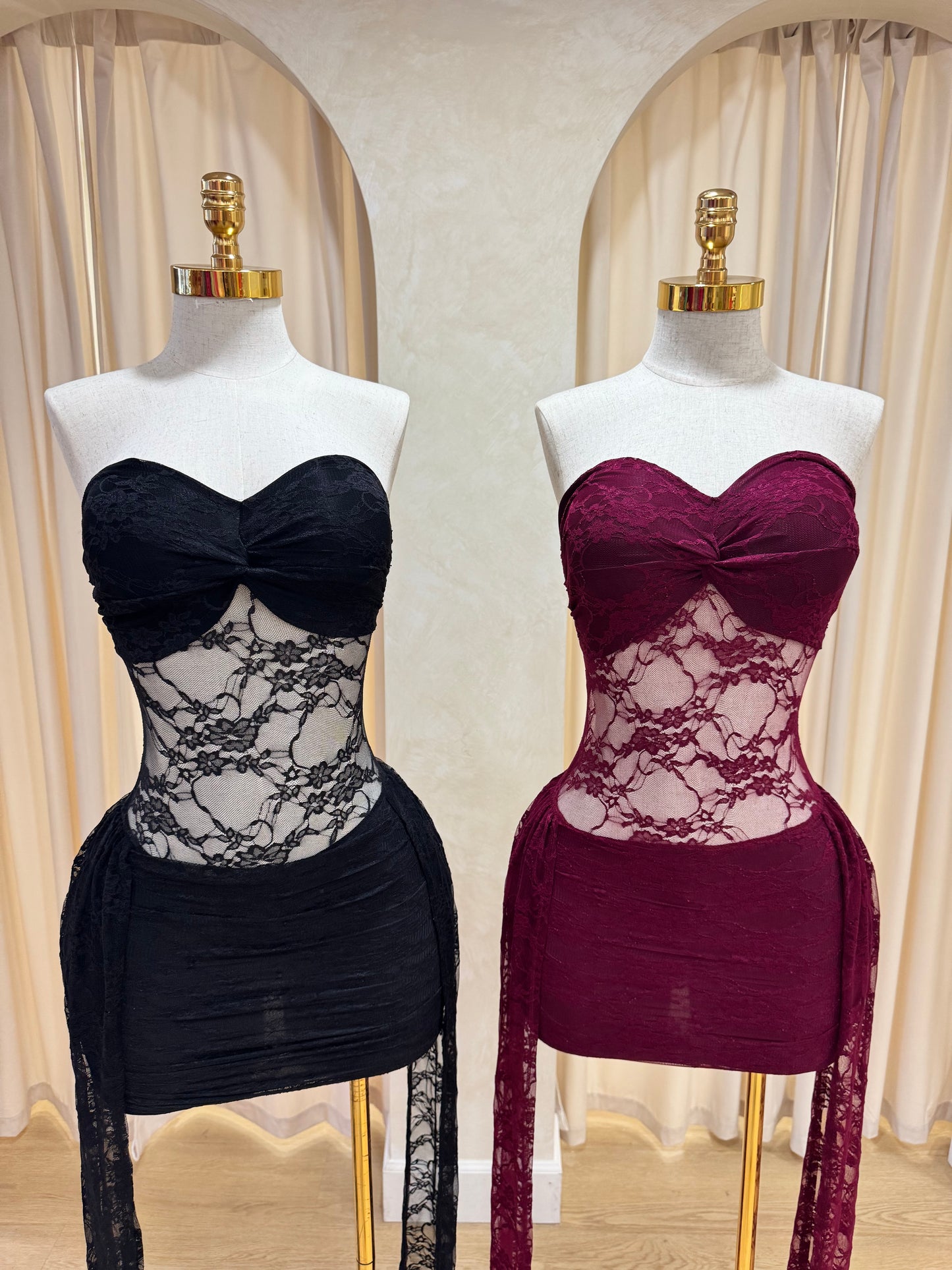 Alondra Lace Mini Dress