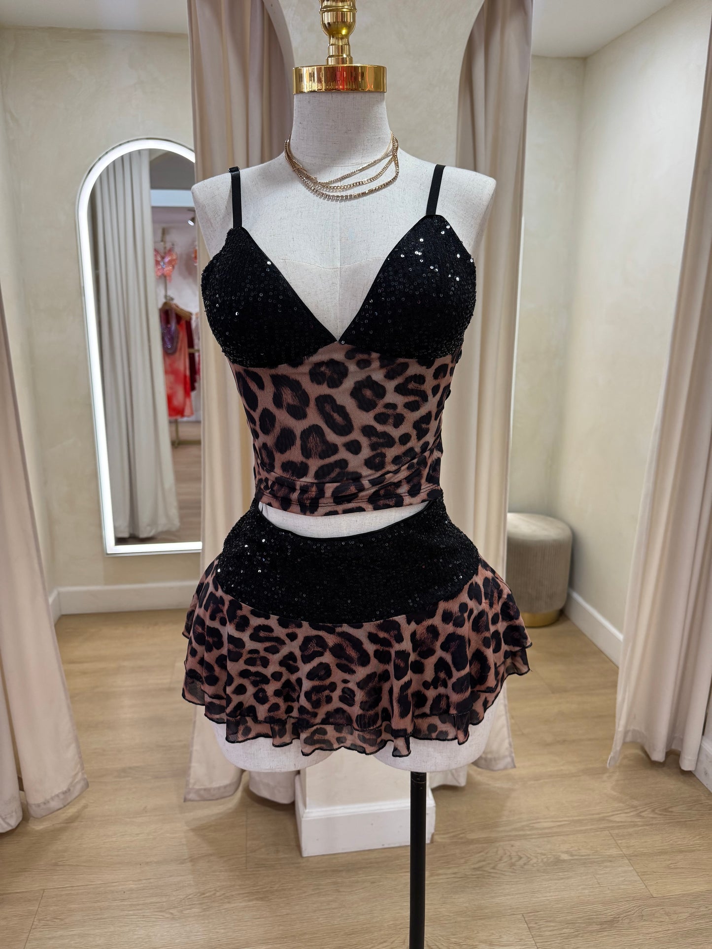 Sequin Cheetah Set