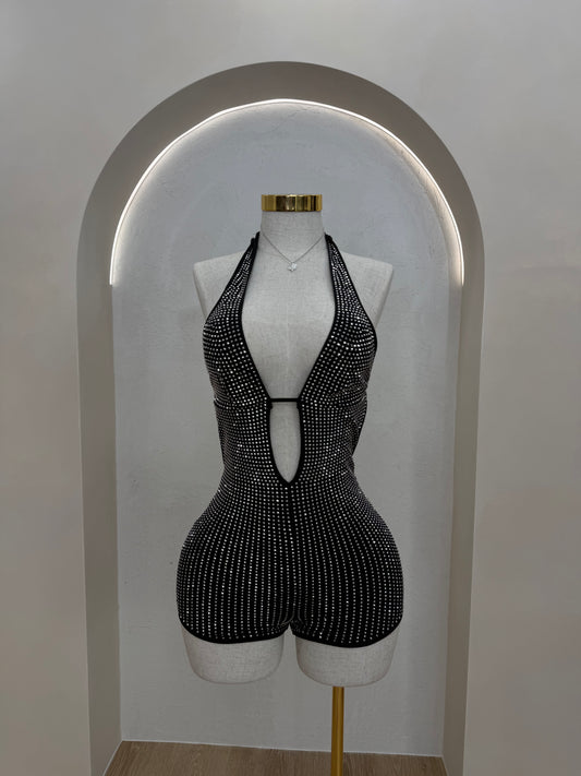 LAST NIGHT BLING ROMPER
