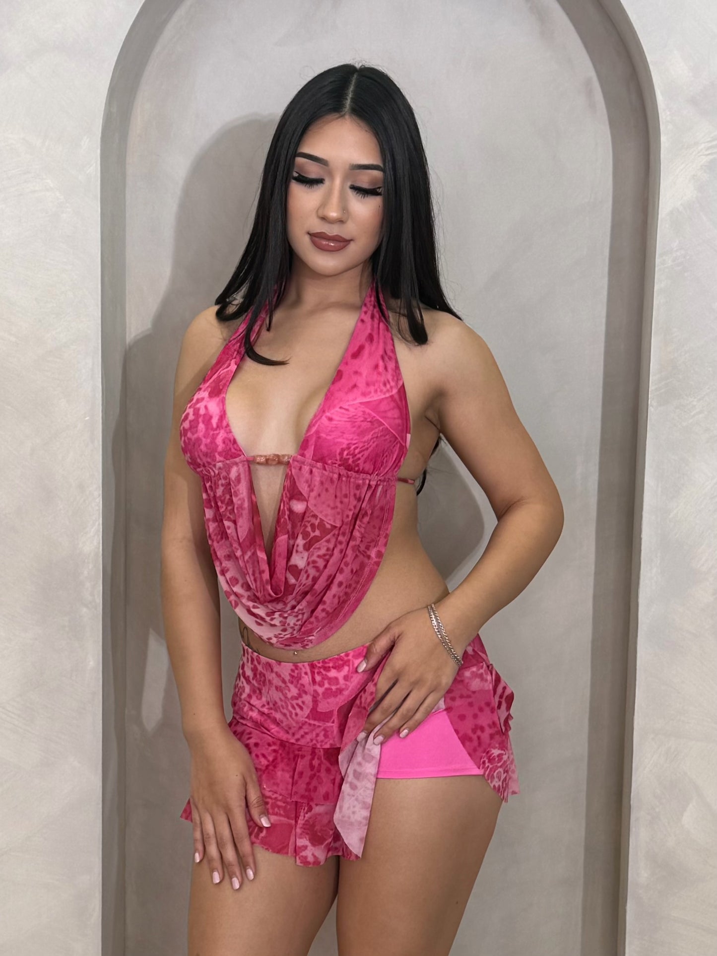 Giselle Skirt Set (Pink)