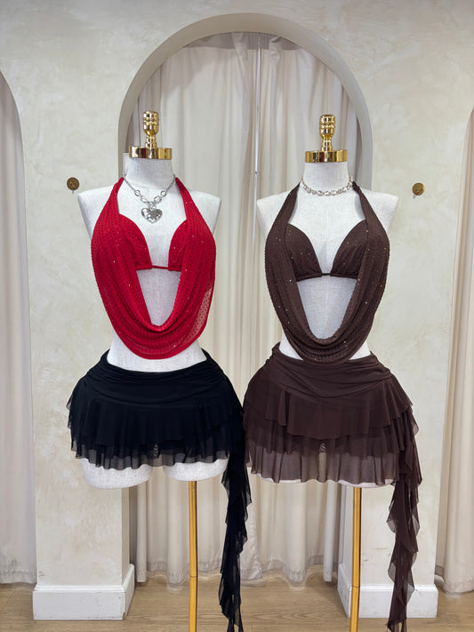 Bling halter tops