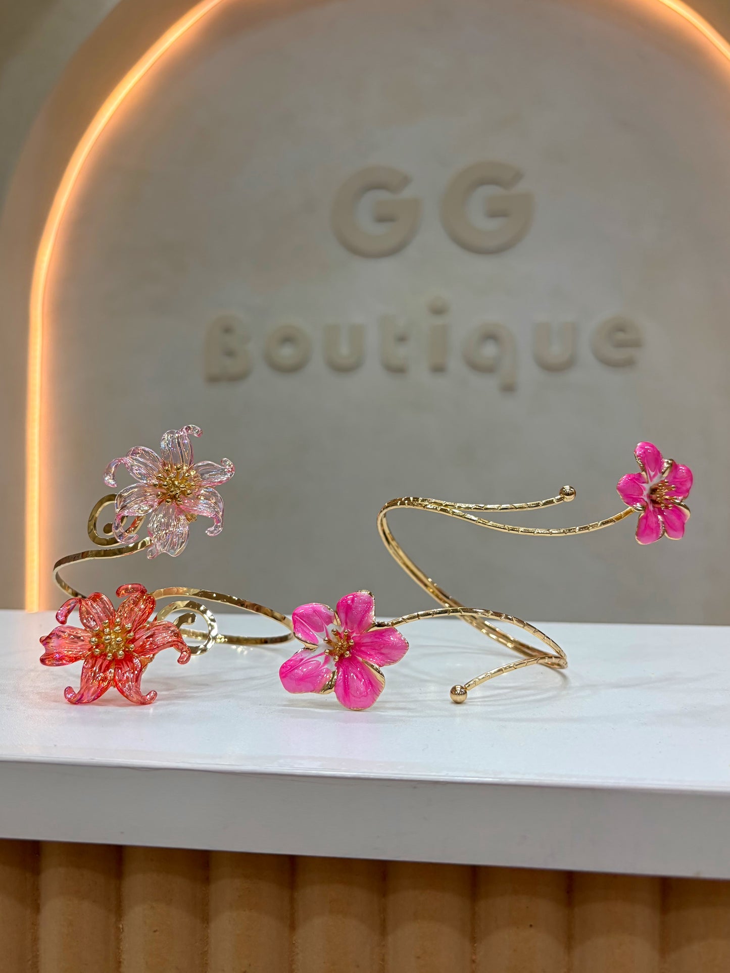 Flower cuffs