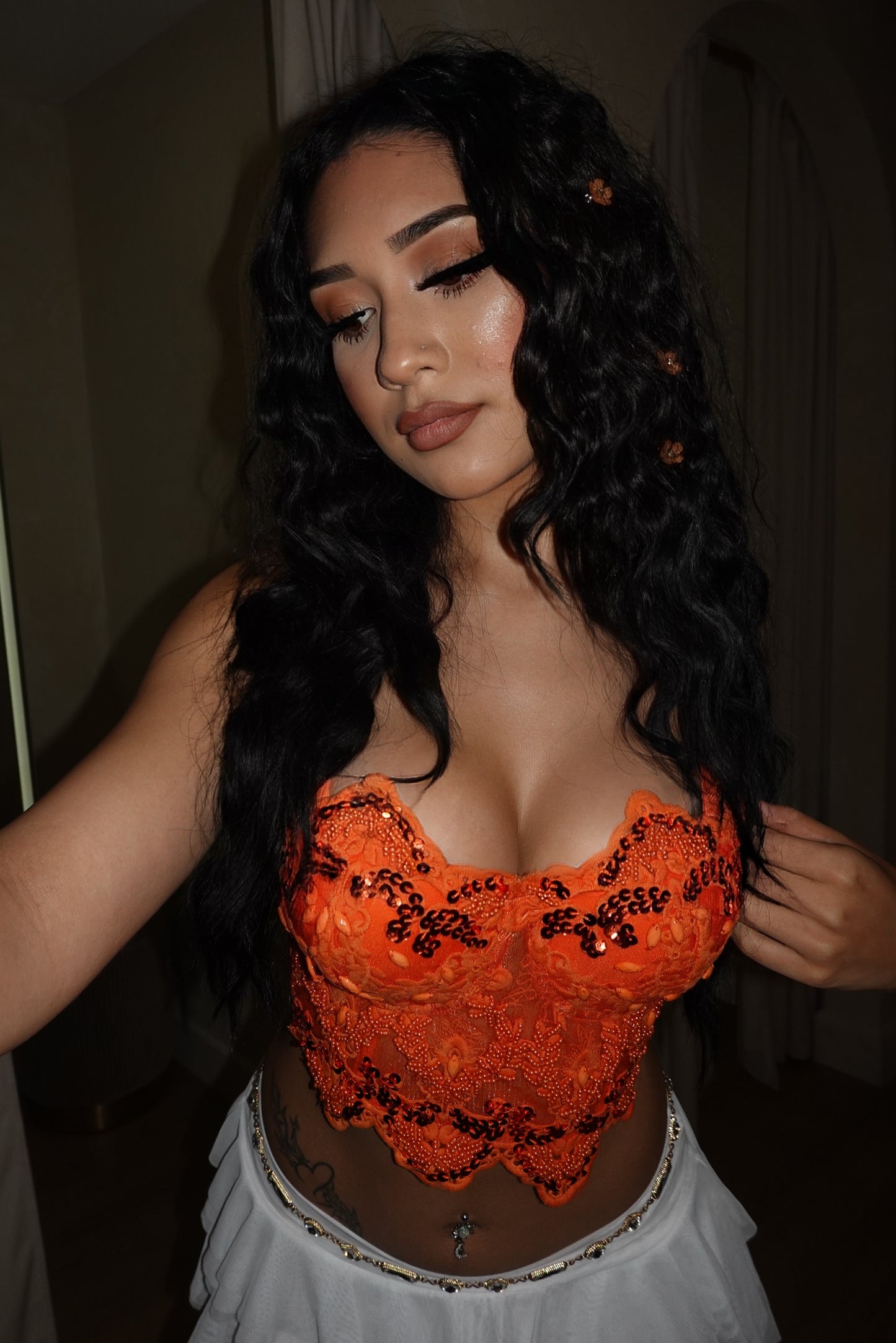 Ay dios mío cropped corset