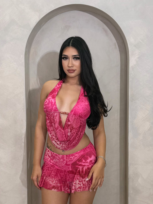 Giselle Skirt Set (Pink)
