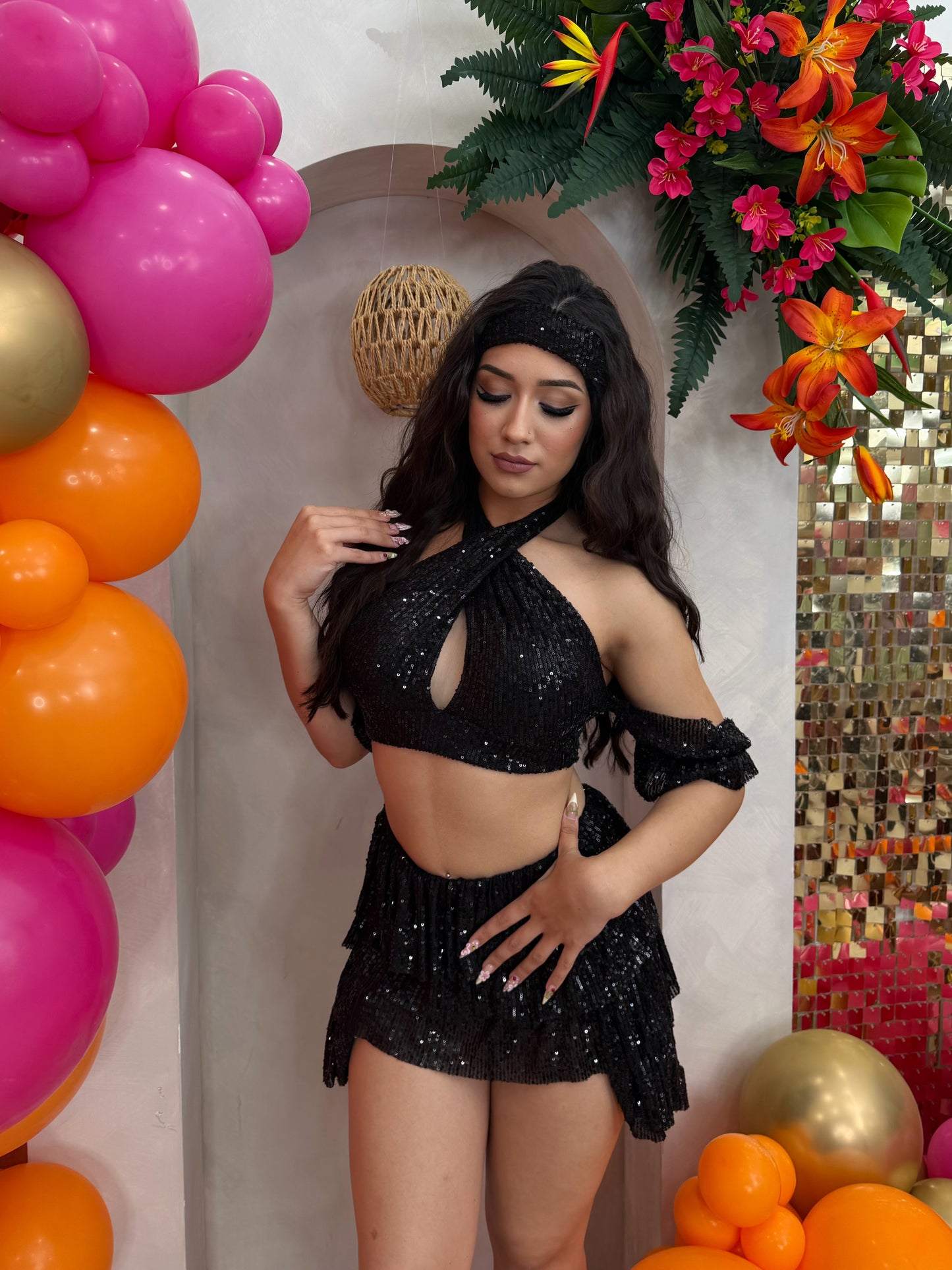 Papacito Sequined Set KG Bichotachella Exclusive