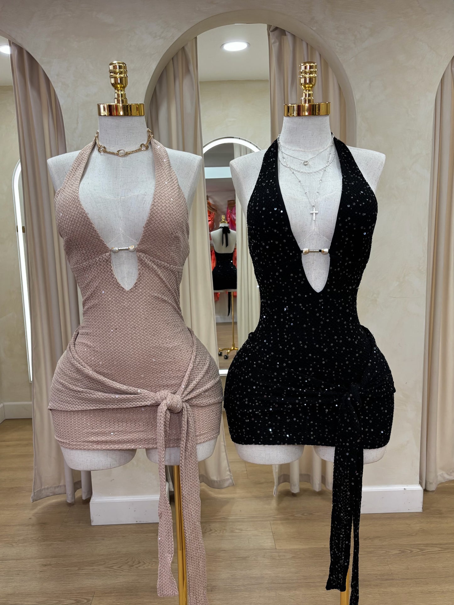 Luxe Baddie Mini Dress