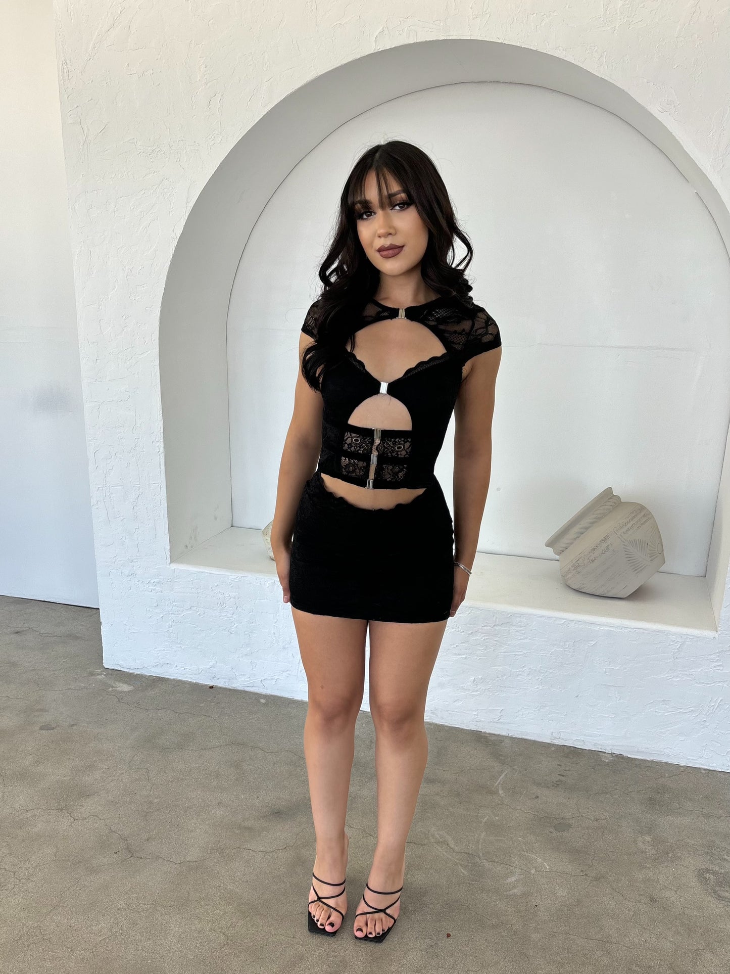 Marianne Mini Dress (black)