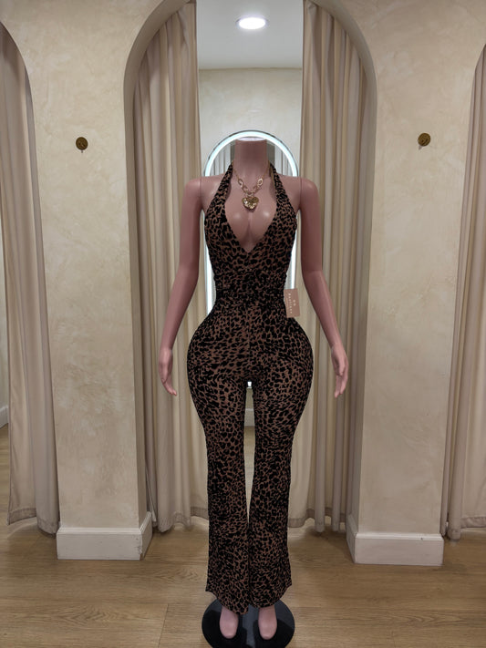 Cheetah jumpsuit