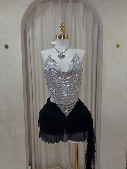 Gatubela Shine Top (silver)