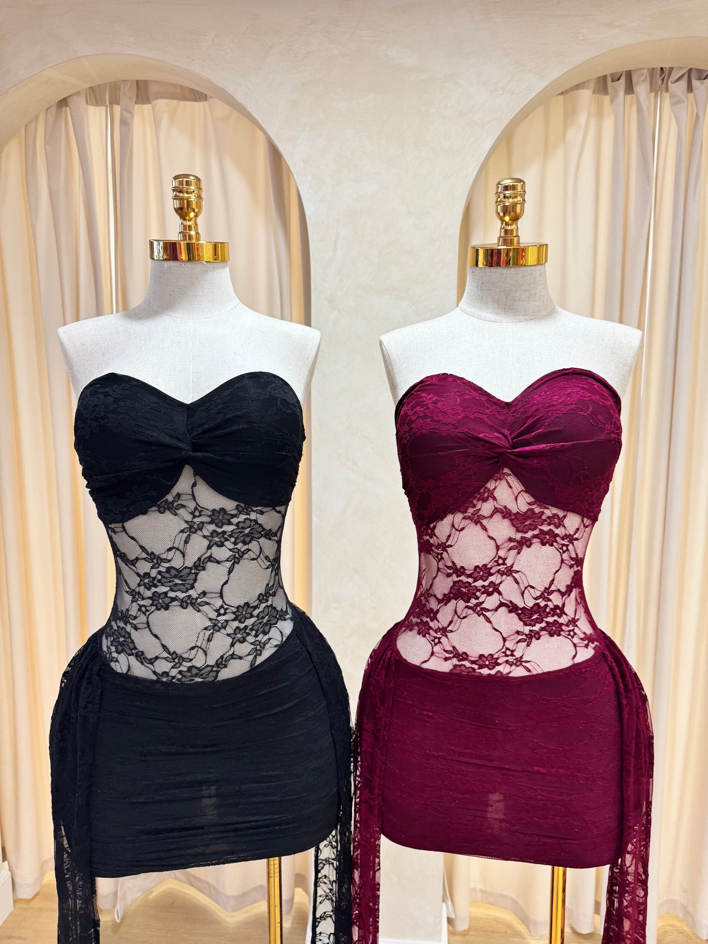 Alondra Lace Mini Dress
