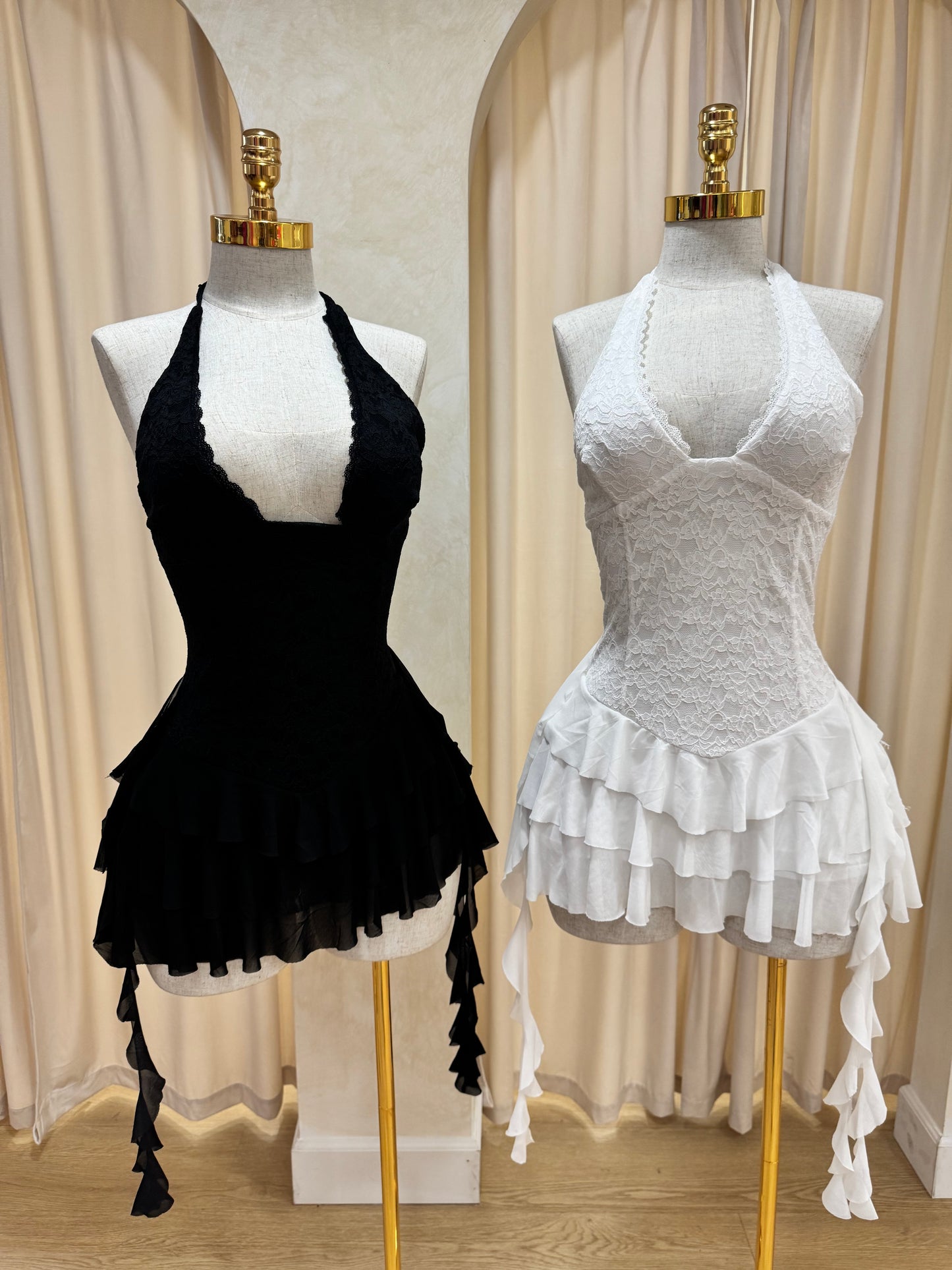 Les Lace Romper Dress