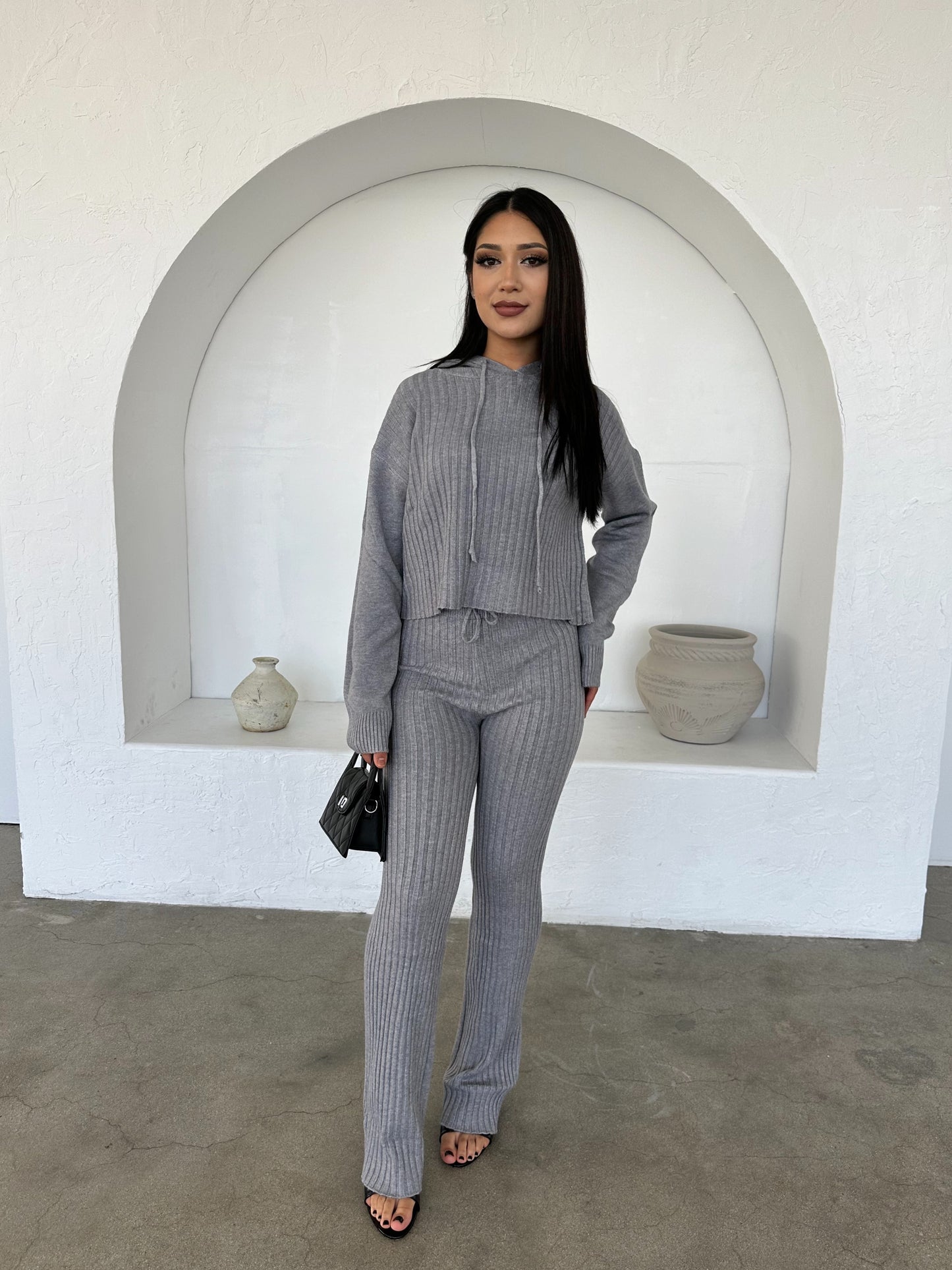 Hailey hood Set (Grey)