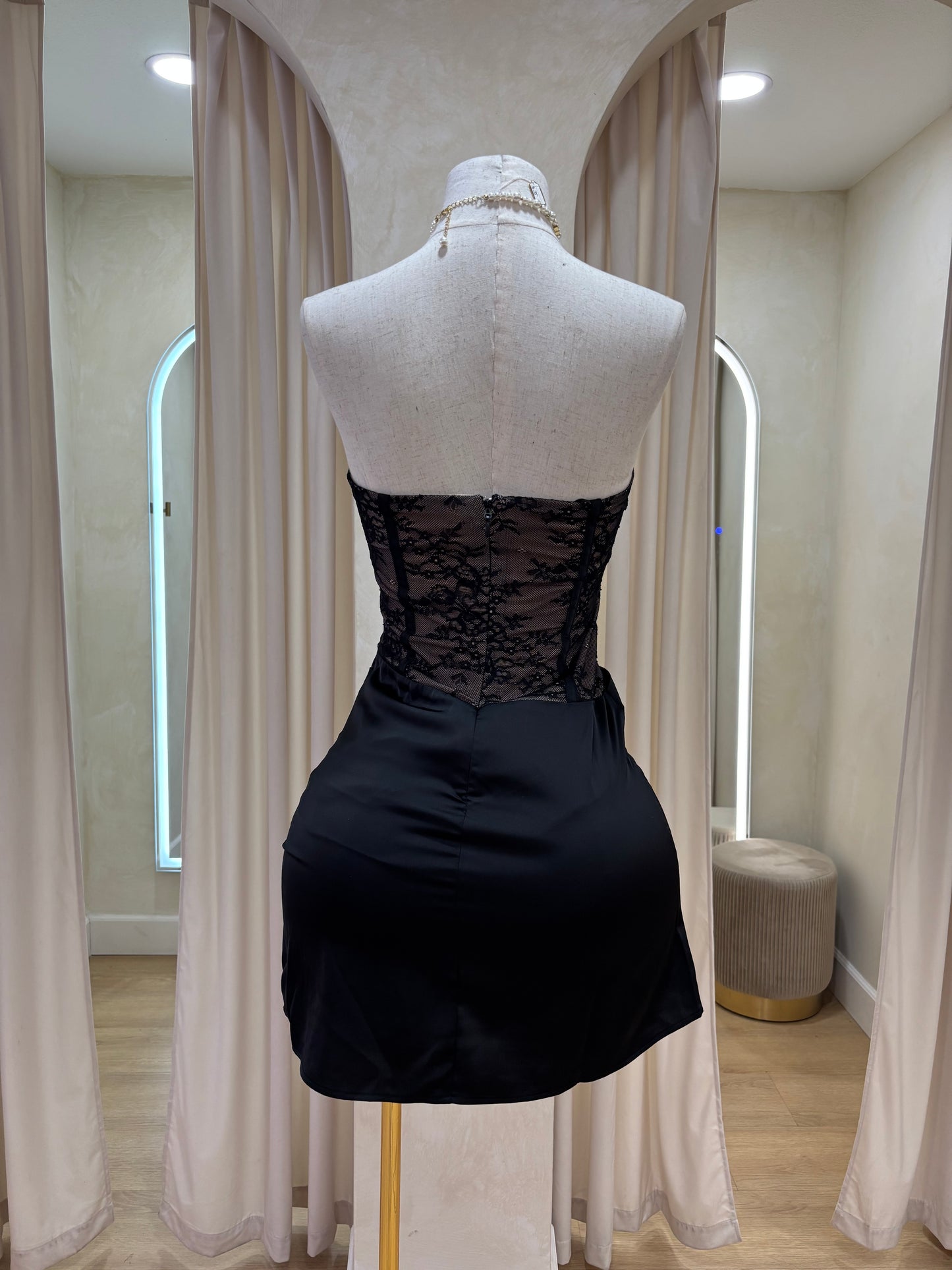 Baddie lace dress