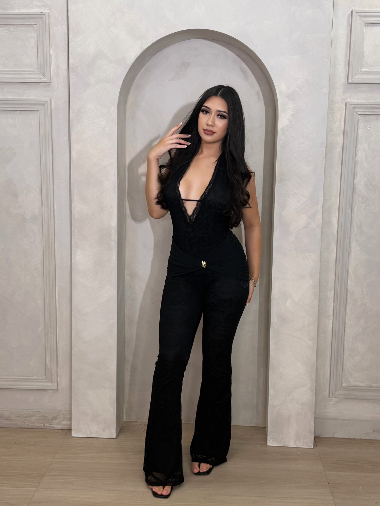 Night Out Lace Jumpsuit
