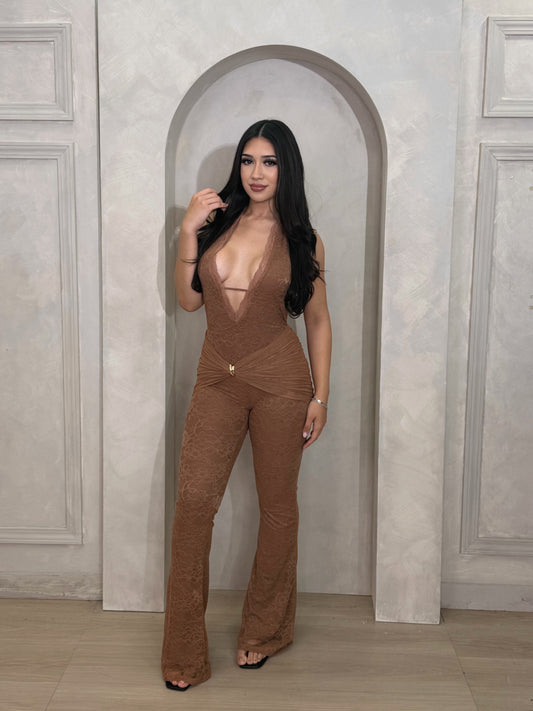 Night Out Lace Jumpsuit