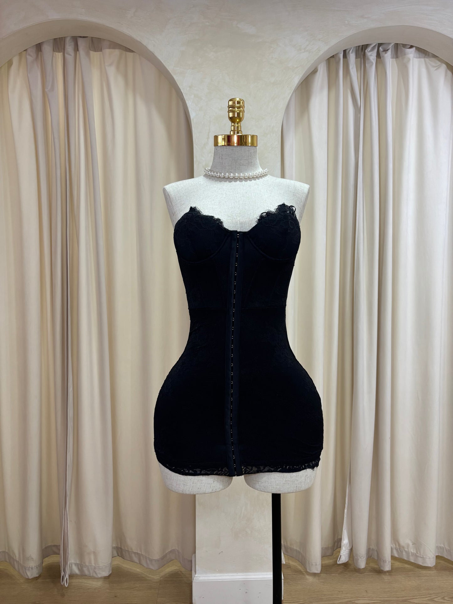 Lace corset dress