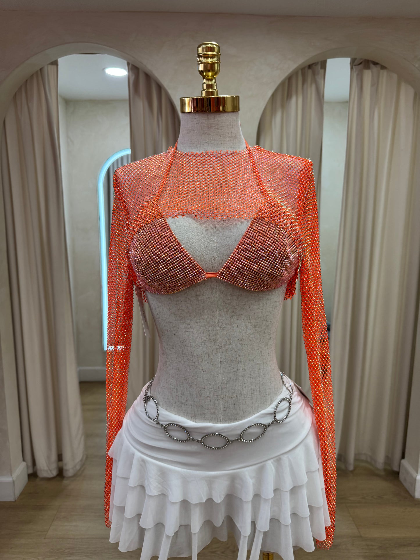 Orange bling cover