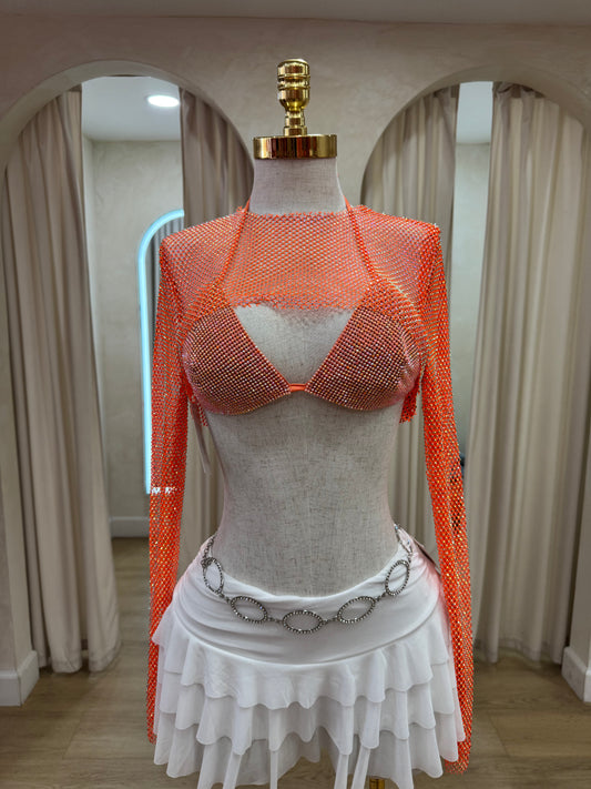 Orange bling cover