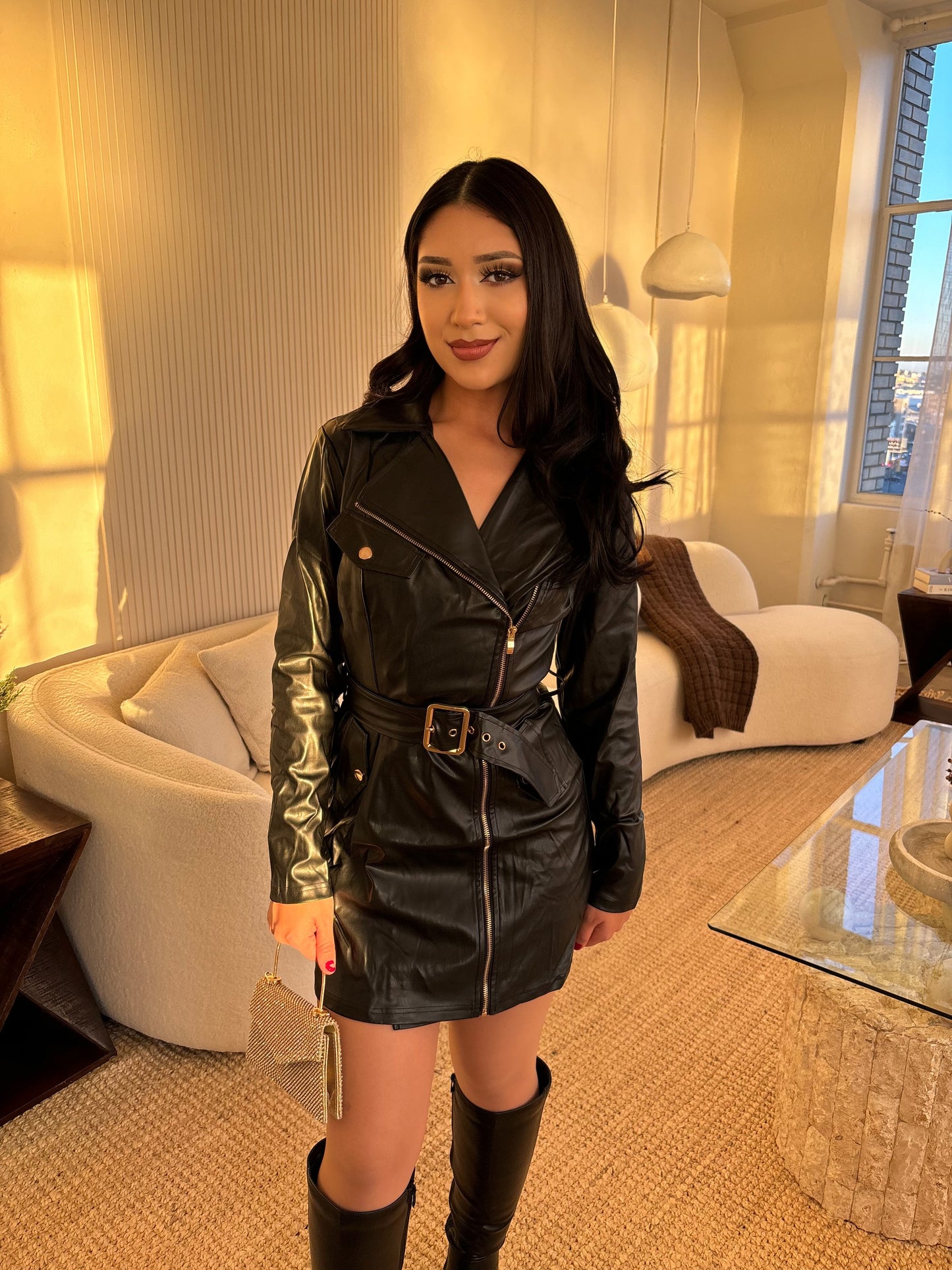 Bridget Faux Leather Jacket