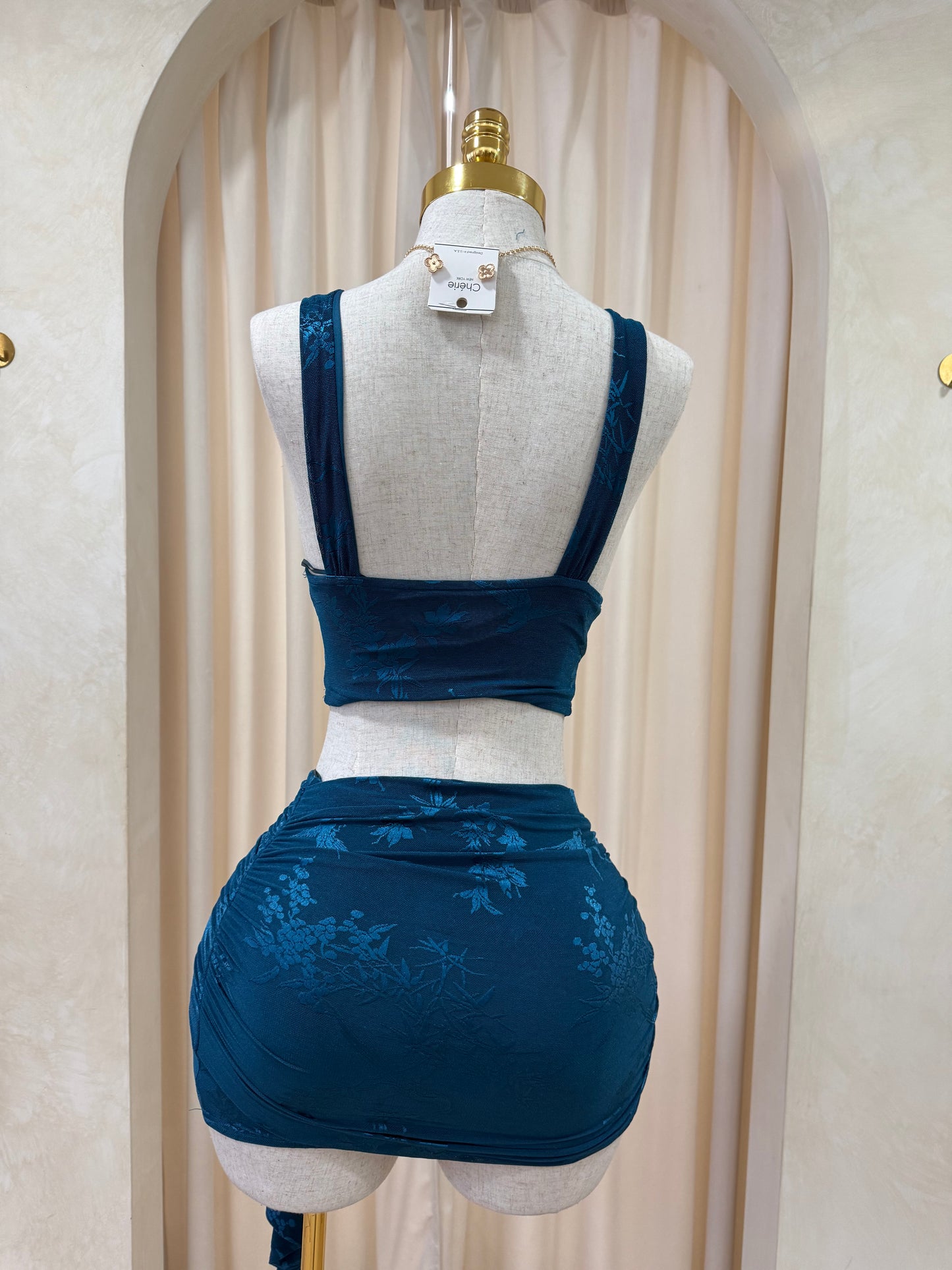 Yuliza teal set