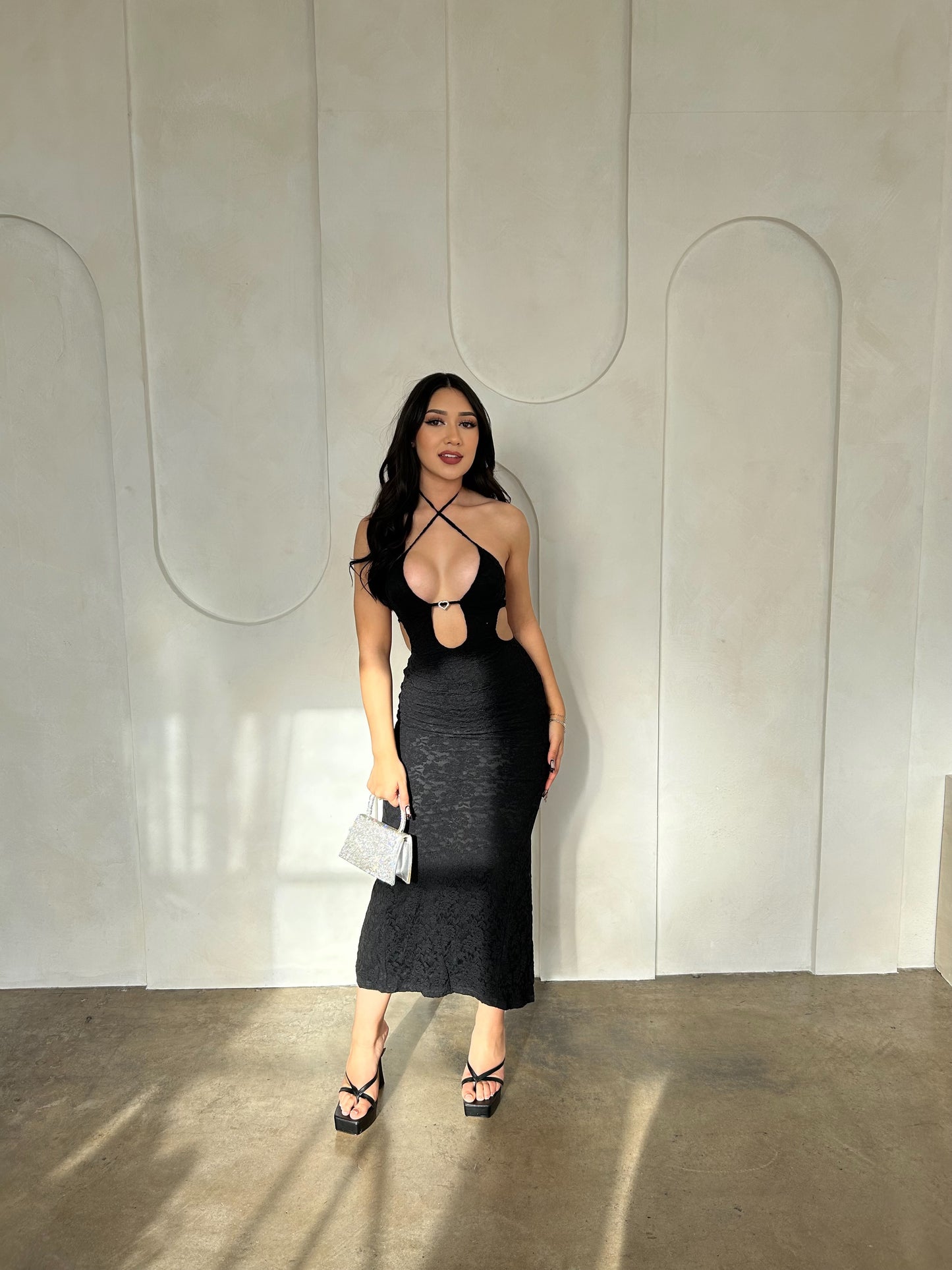 Heather Maxi dress (black)